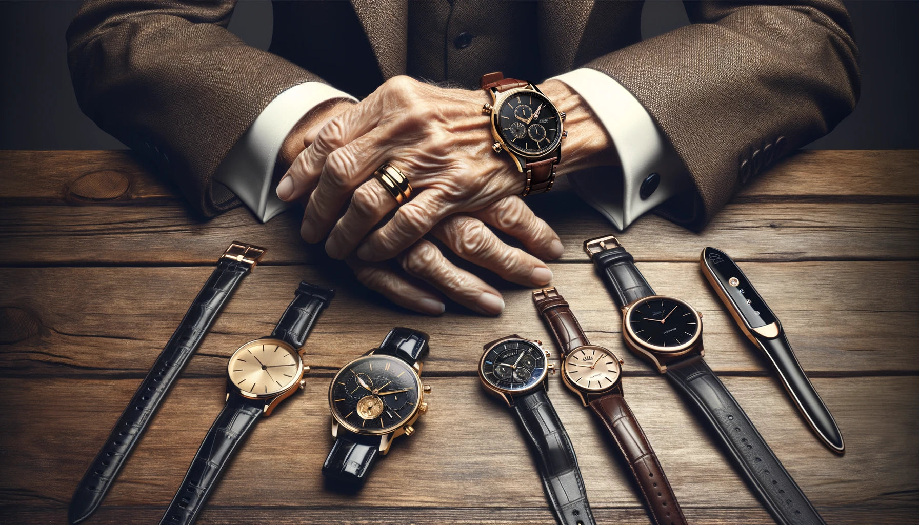 Mans hand watch discount