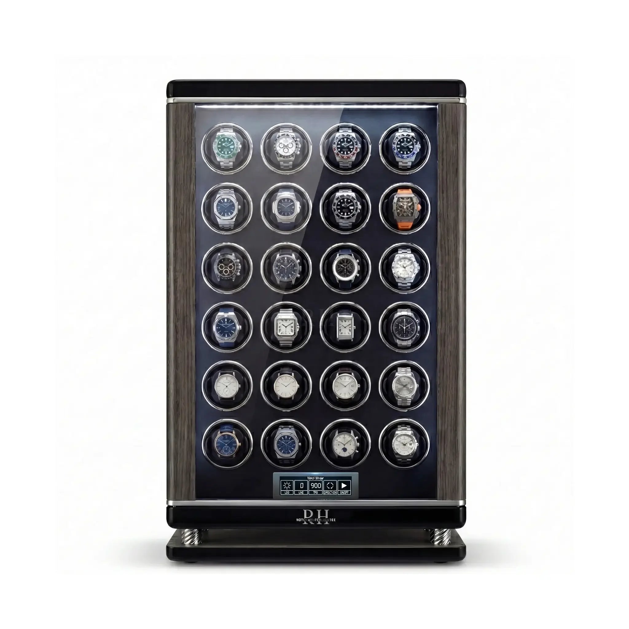 Diplomate – Armoire à remontoir de montres automatique Rotation Horlogere 24 emplacements