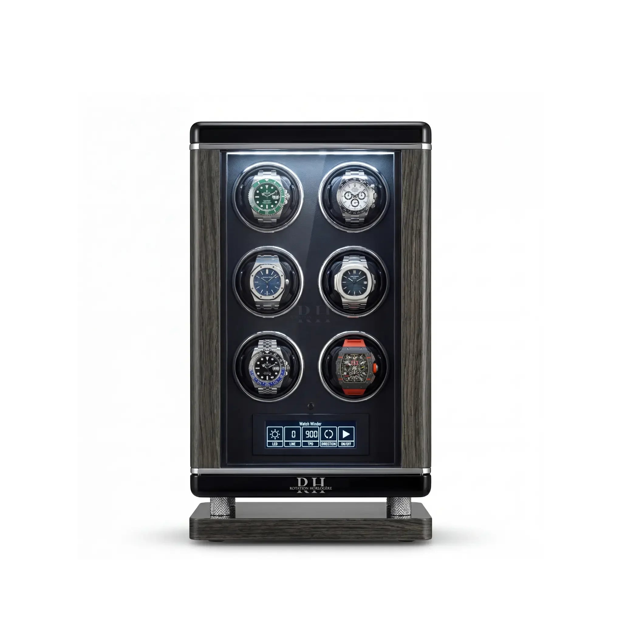 Diplomate – Armoire à remontoir de montres automatique Rotation Horlogere 6 emplacements
