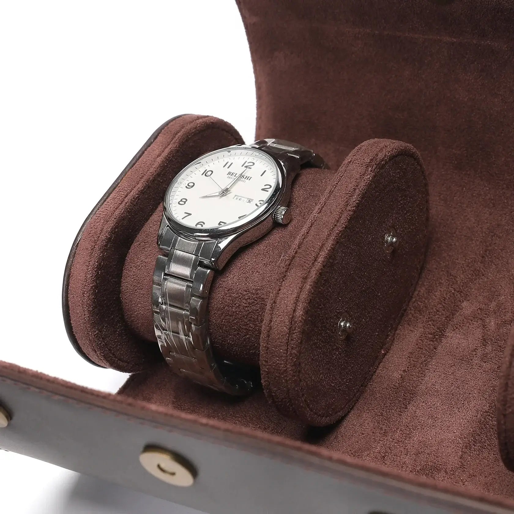 Atelier Duo – écrin Personnalisable pour 2 Montres - Rotation Horlogère