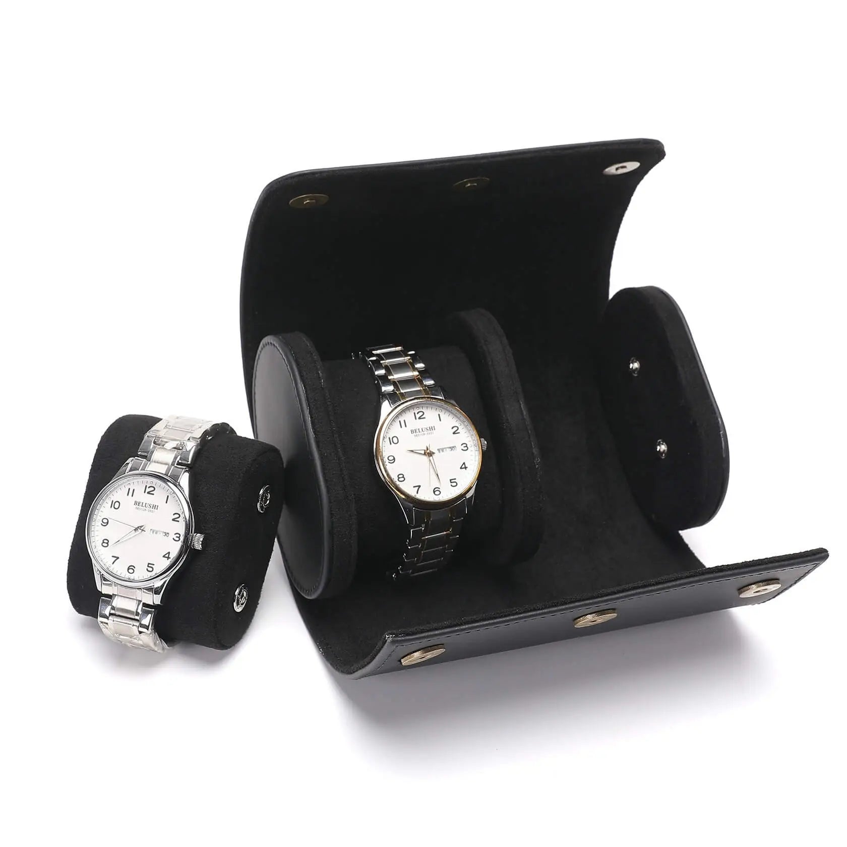 Atelier Duo – écrin Personnalisable pour 2 Montres - Rotation Horlogère