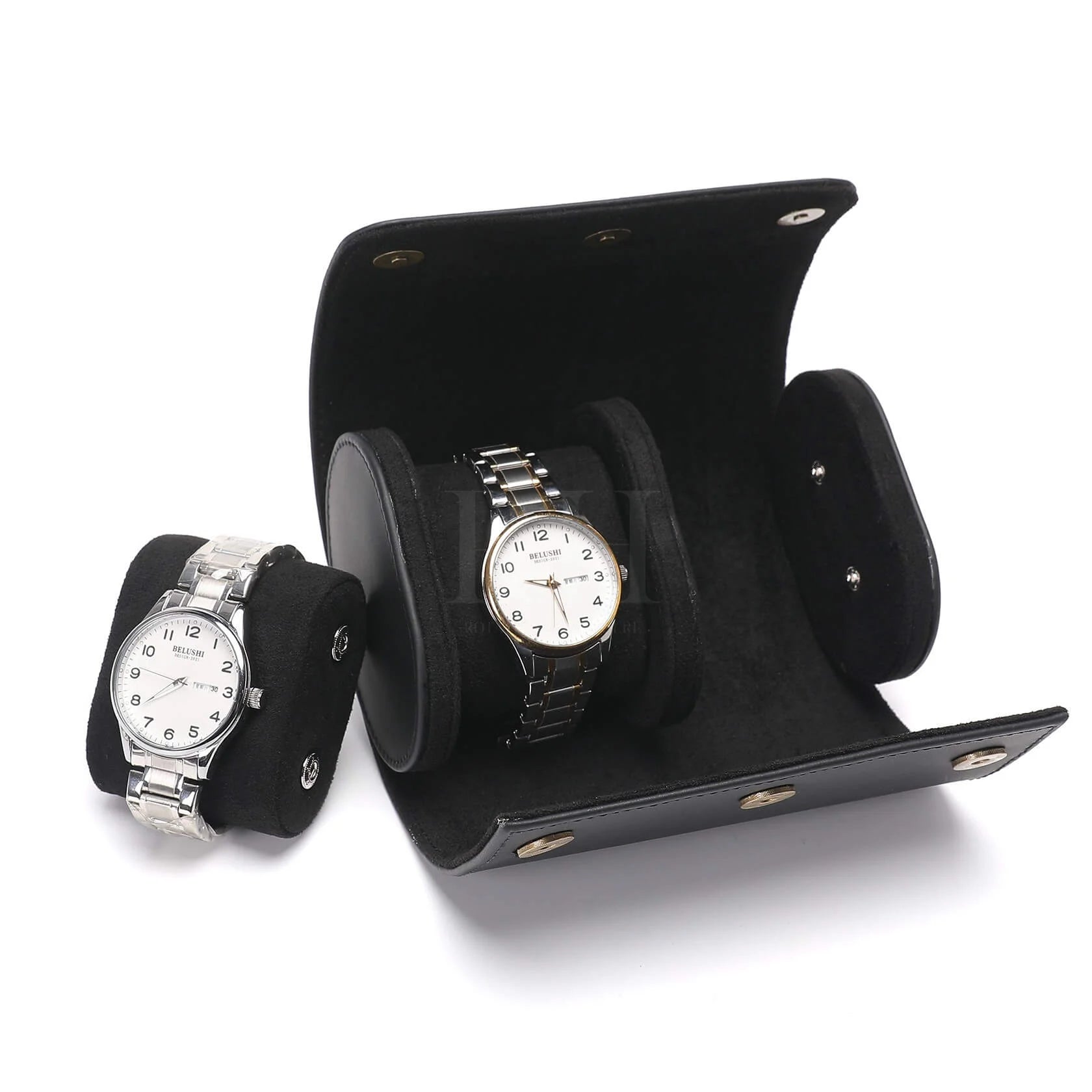 Atelier Duo – écrin Personnalisable pour 2 Montres - Rotation Horlogère