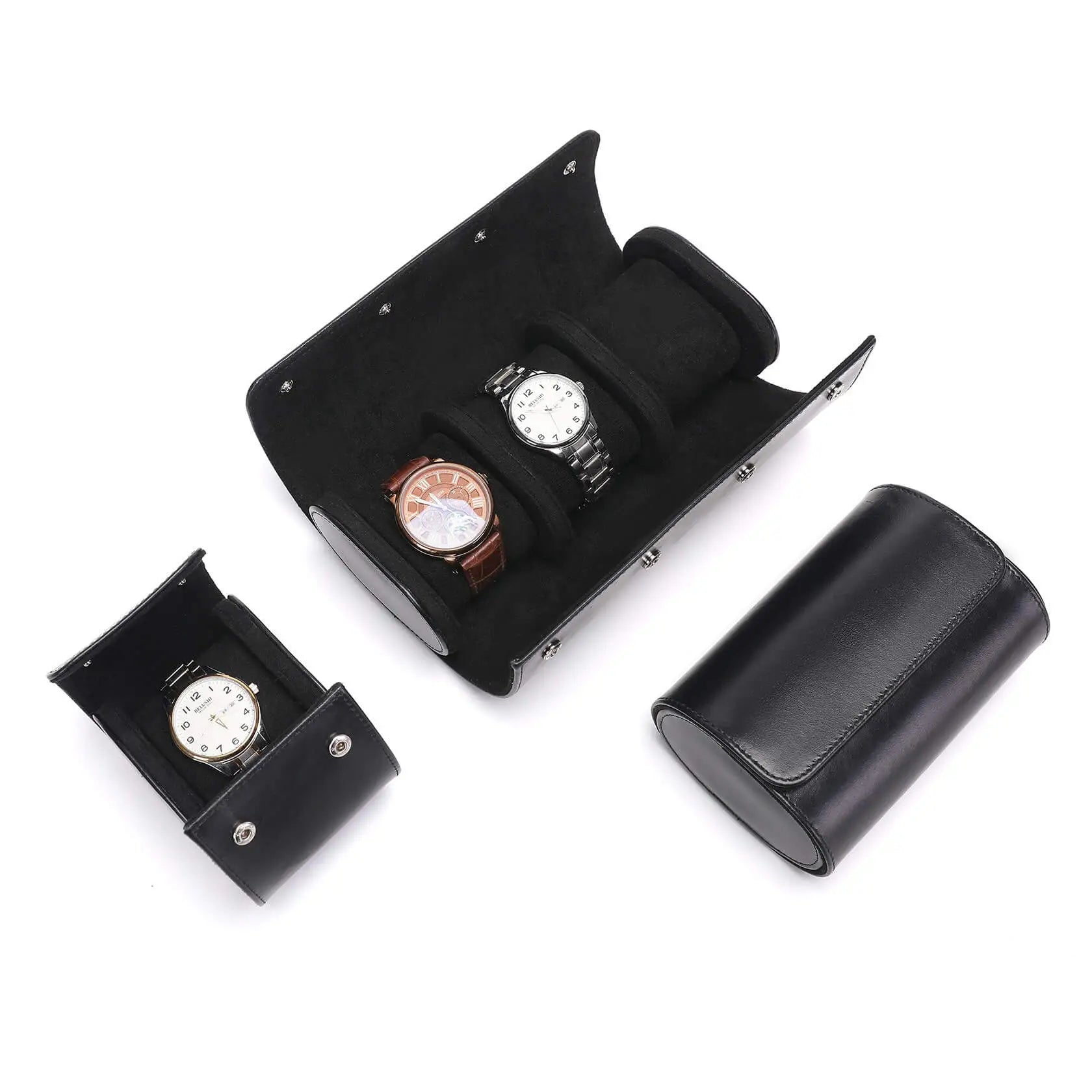 Atelier Trio – écrin Personnalisable pour 3 Montres - Rotation Horlogère