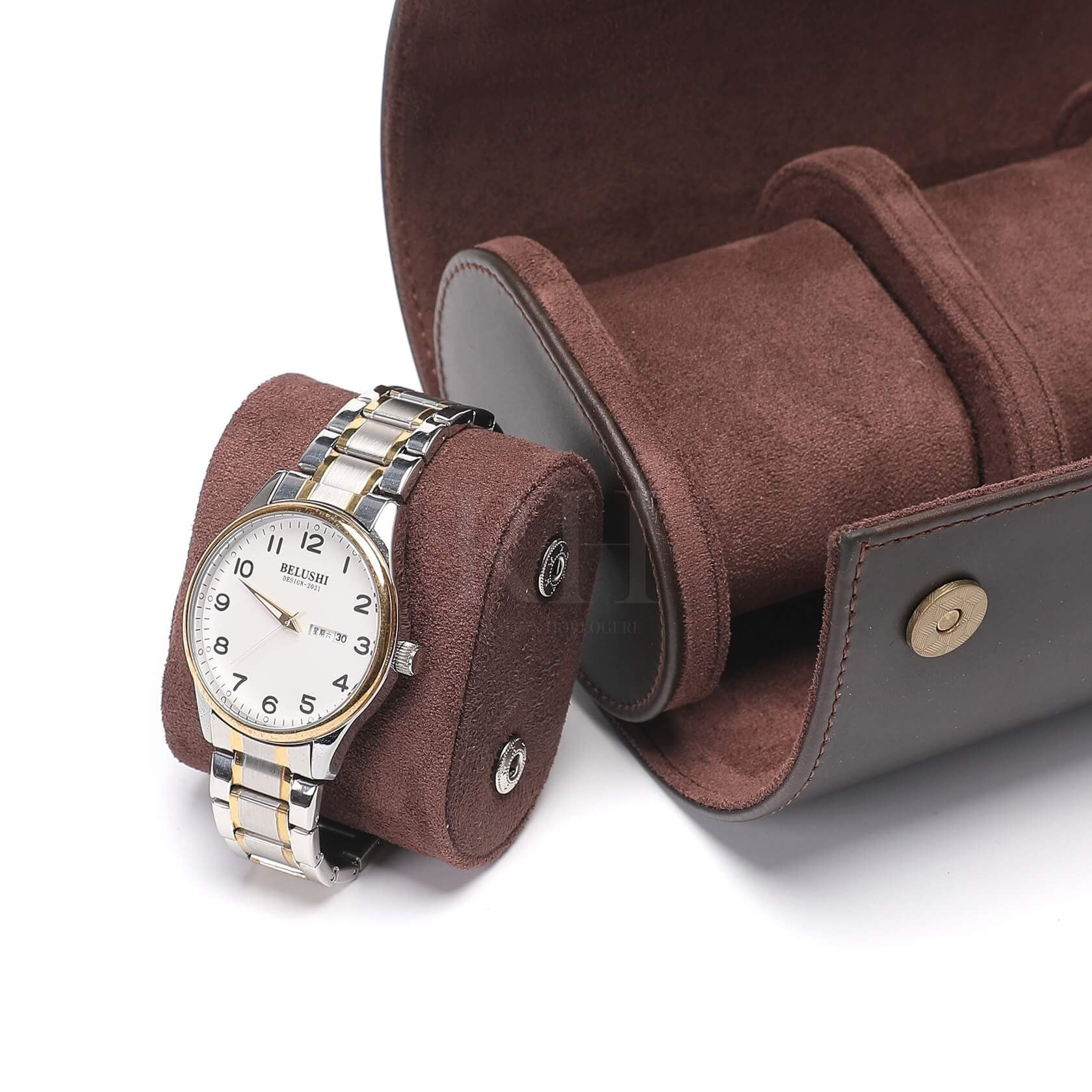 Atelier Trio – écrin Personnalisable pour 3 Montres - Rotation Horlogère