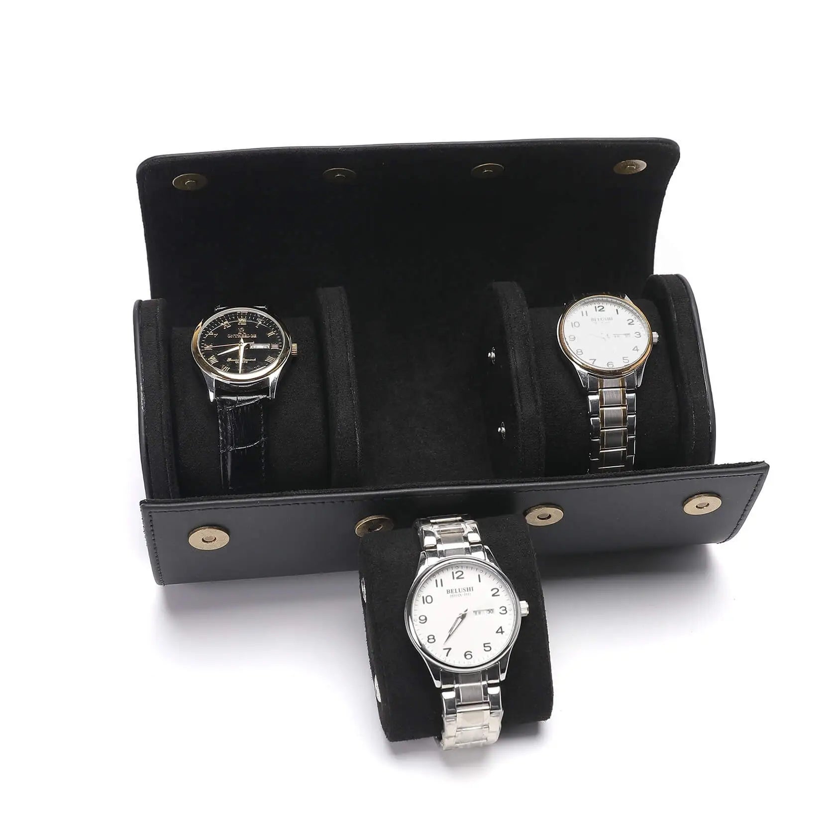 Atelier Trio – écrin Personnalisable pour 3 Montres - Rotation Horlogère