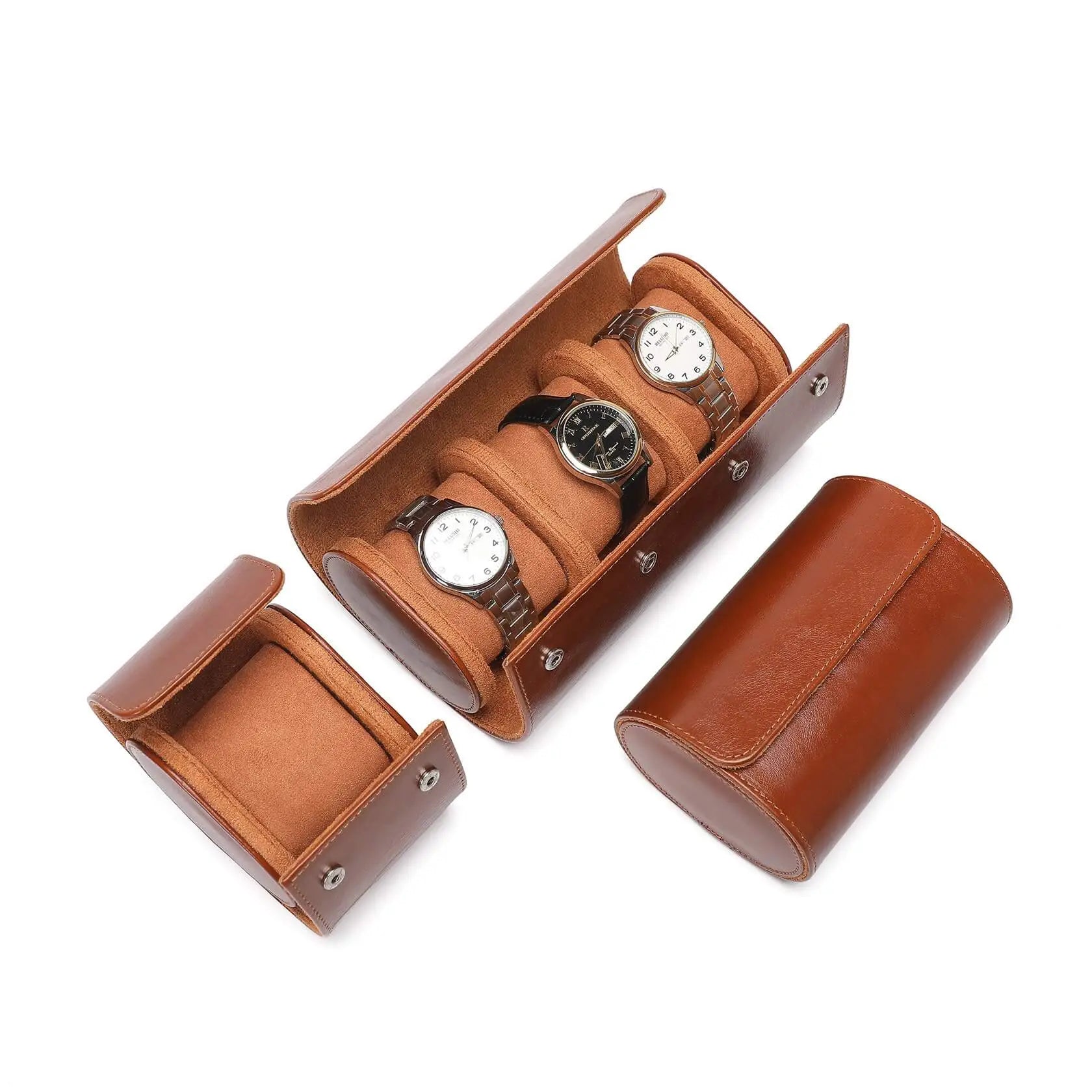 Atelier Trio – écrin Personnalisable pour 3 Montres - Rotation Horlogère