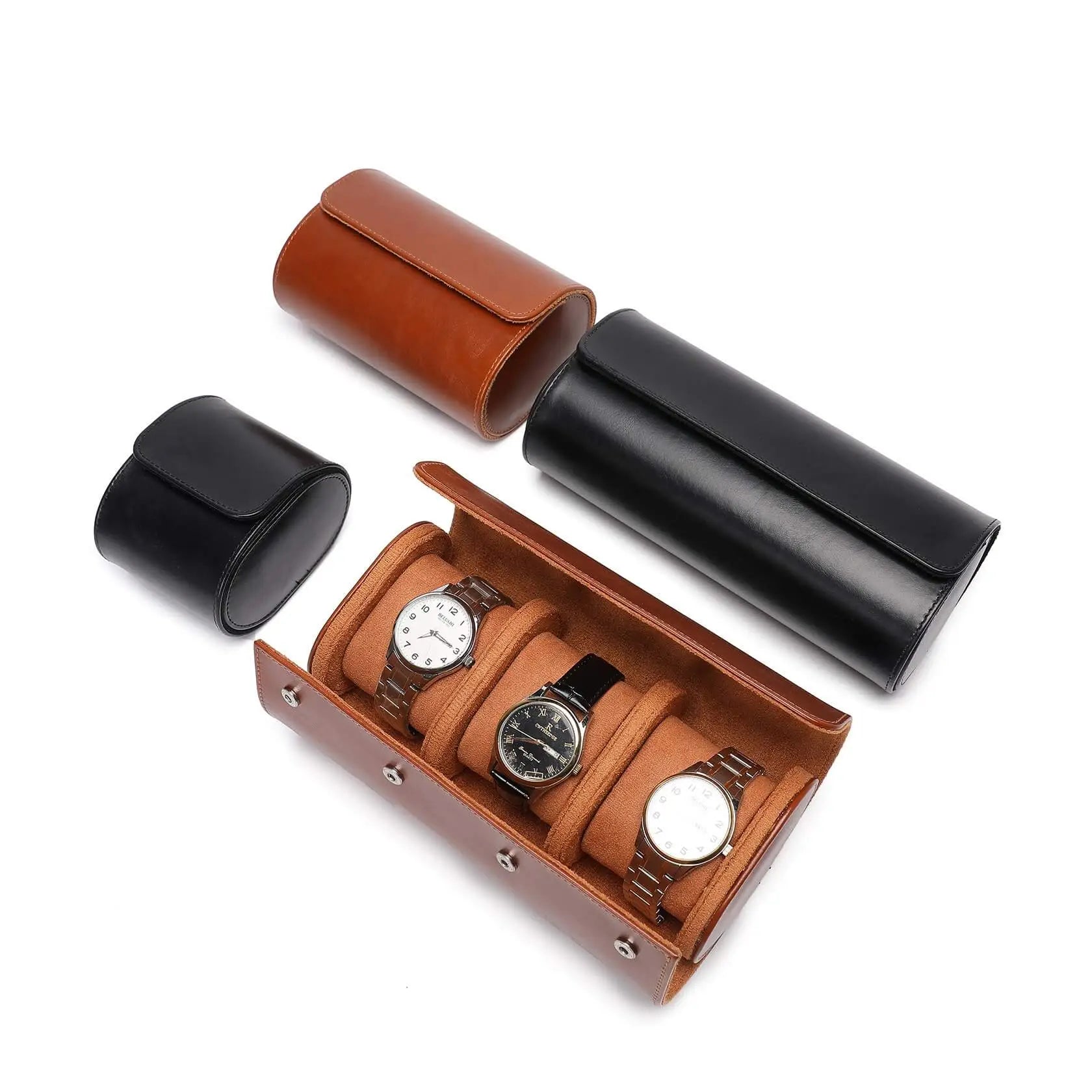 Atelier Trio – écrin Personnalisable pour 3 Montres - Rotation Horlogère