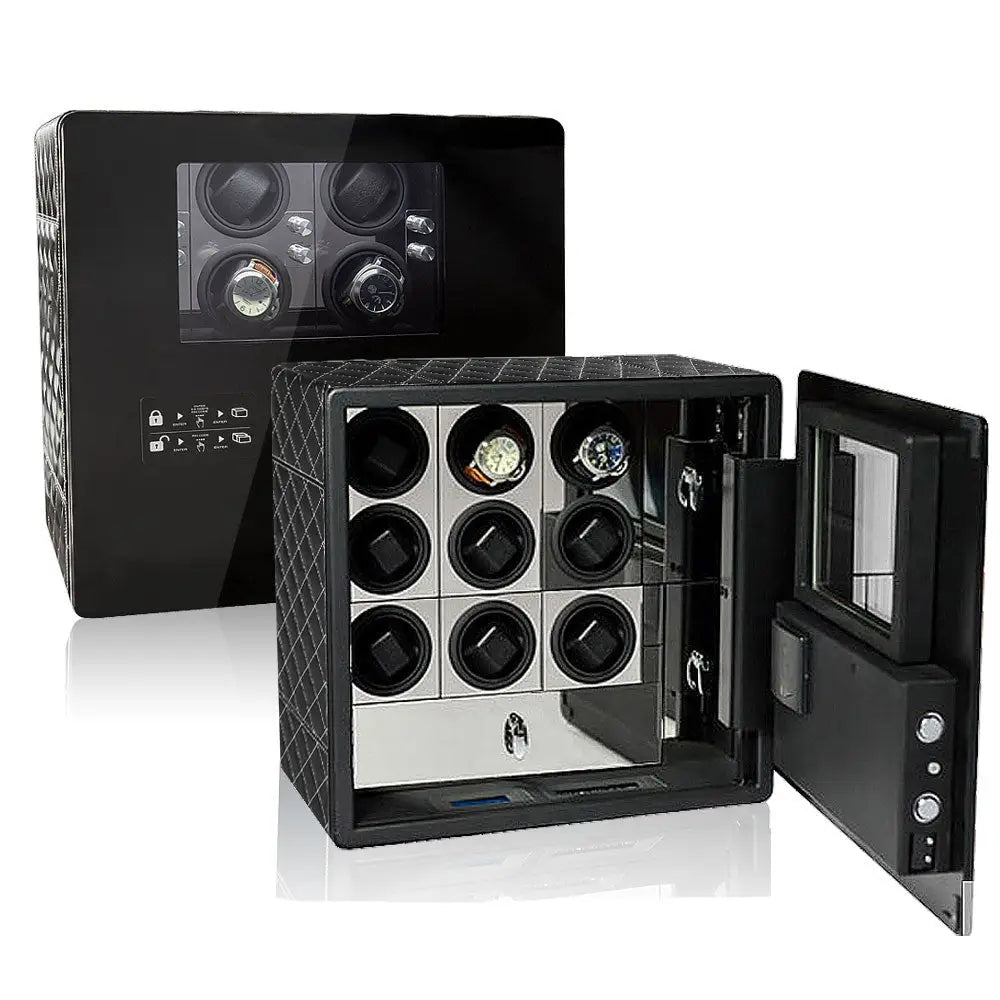 Bastion – Coffre Fort avec Remontoirs 9 Montres - Miroir | Rotation Horlogère