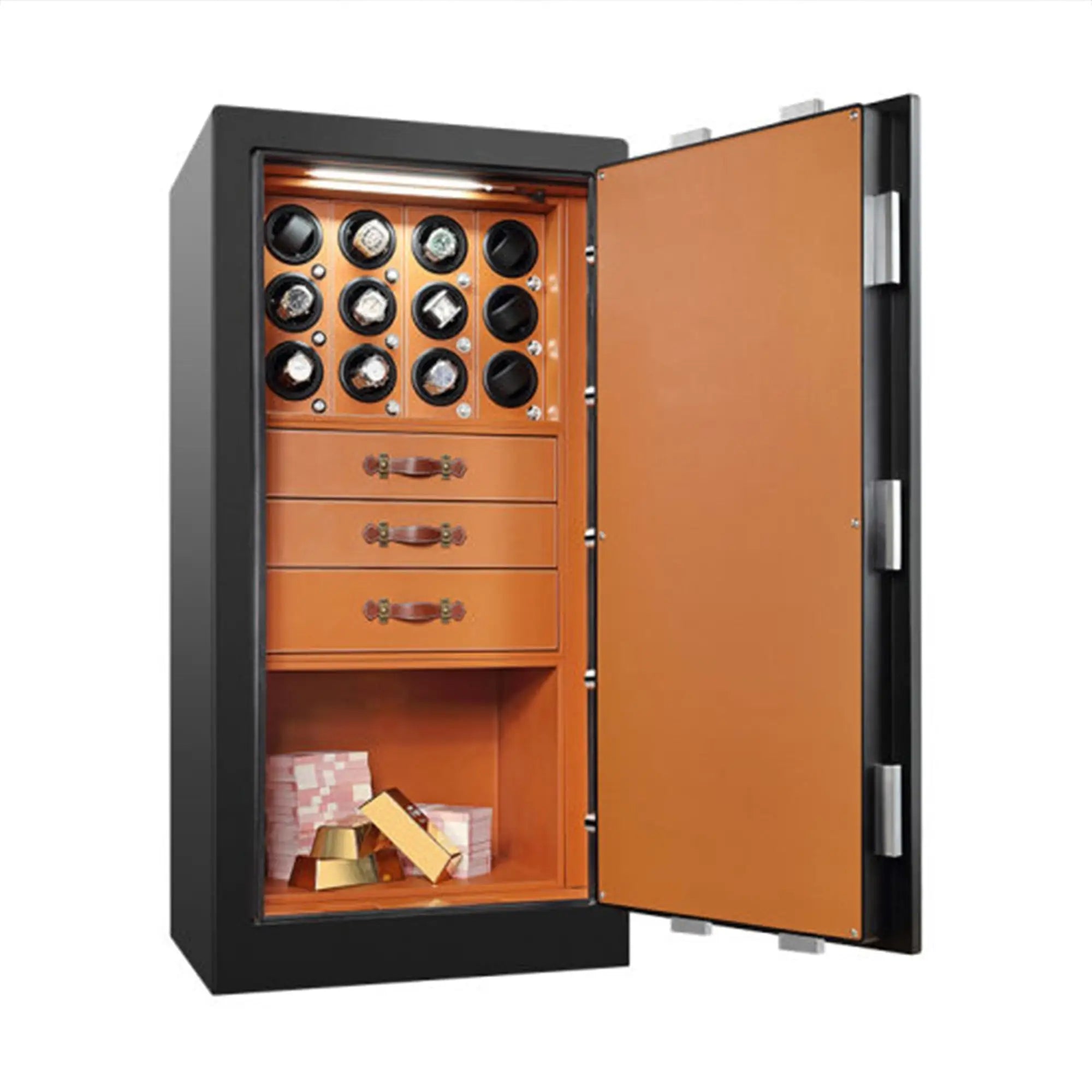 Bellagio™ – Coffre-fort avec Remontoirs pour 12 Montres - Enigwatch®