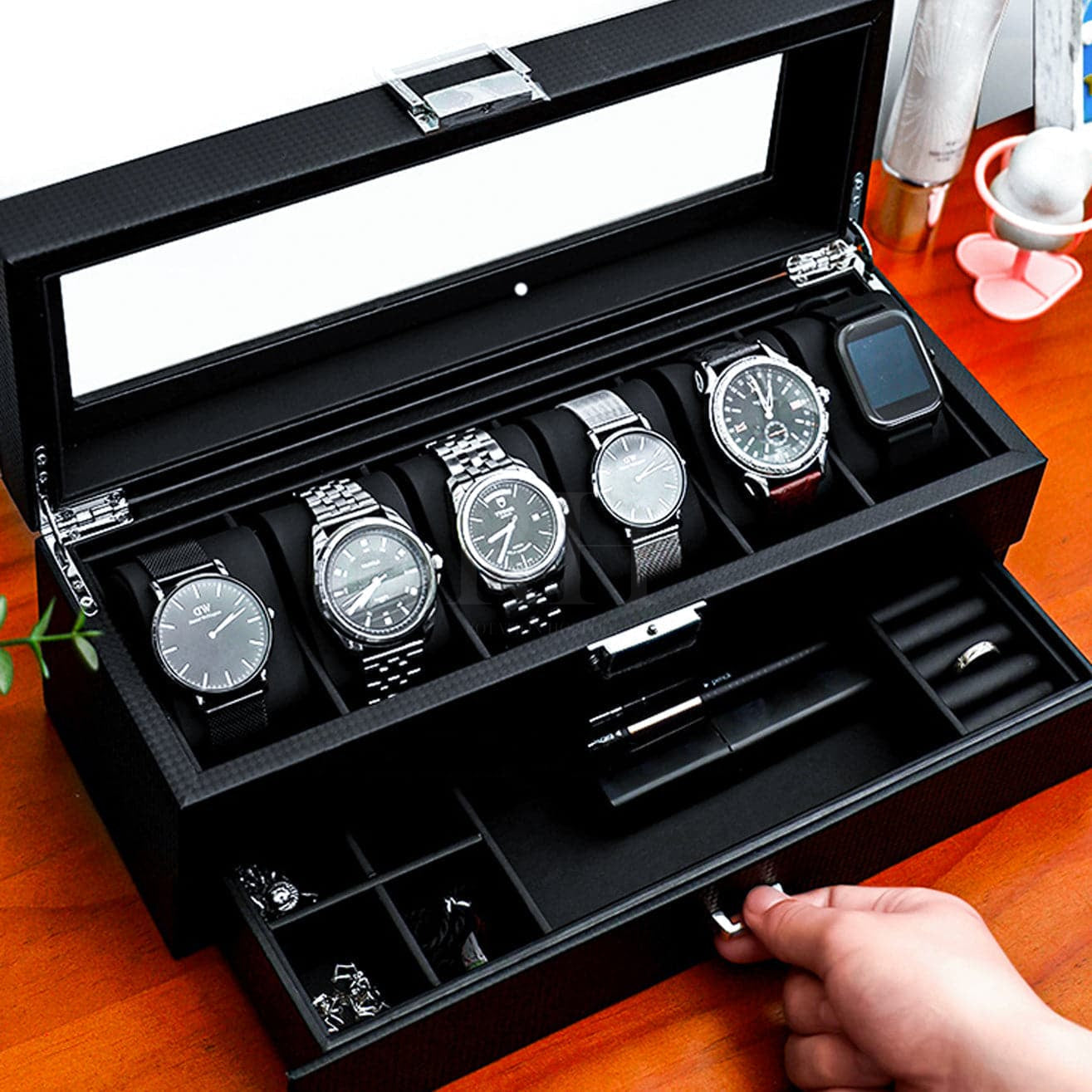 Boite à Bijoux et Montres - Rotation Horlogère
