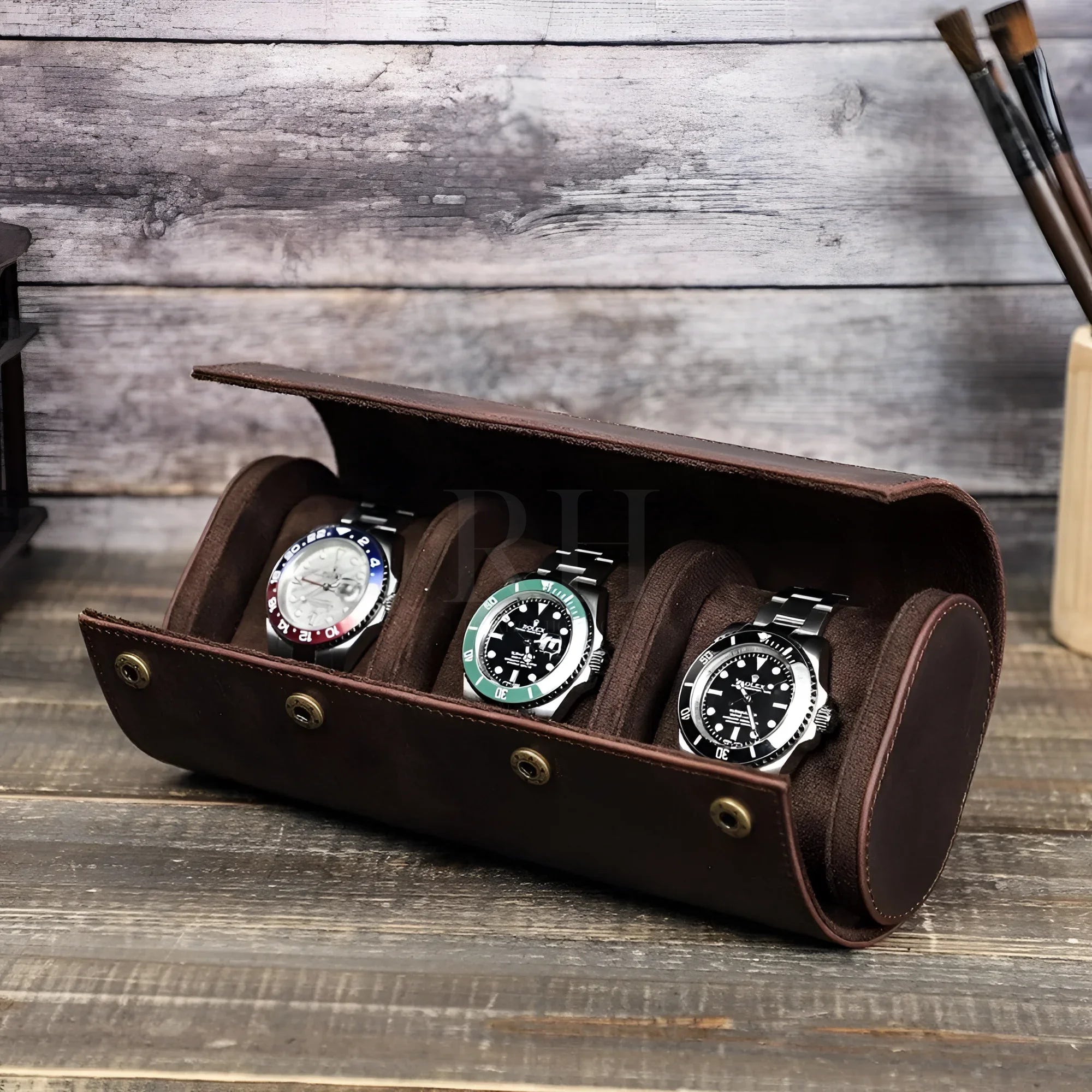 Boite à Montre - Etui Classique Trio - Rotation Horlogère