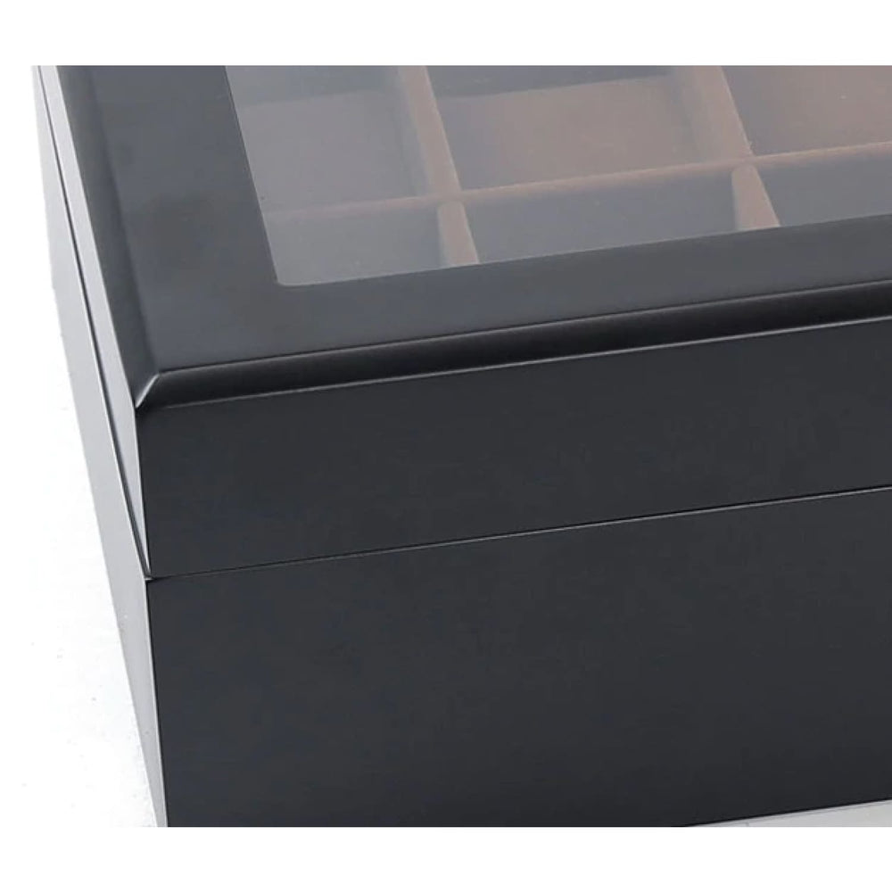 Boîte De Rangement Montre Luxe Noir - Rotation Horlogère