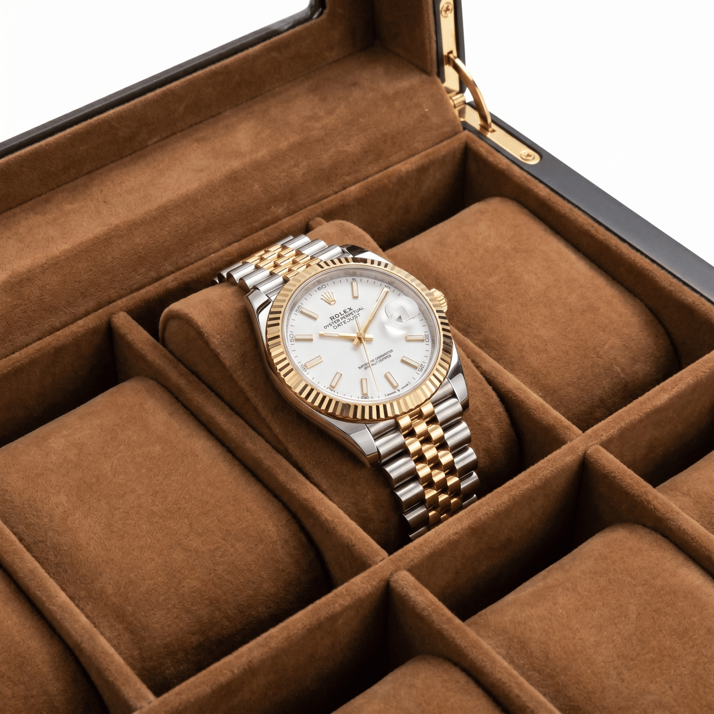 Boîte de Rangement Montre Luxe Noir - Rotation Horlogère