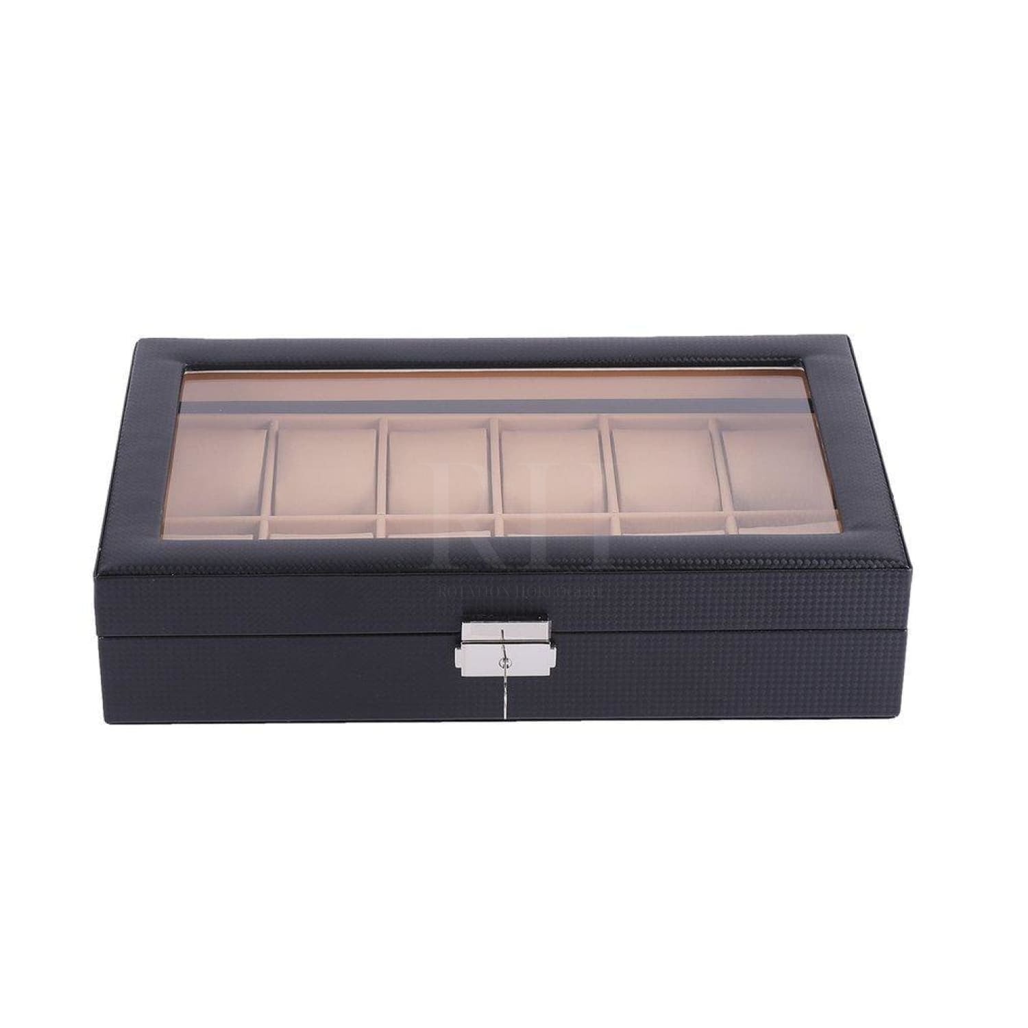 Boîte de Rangement pour Montres Homme Noir - Shadowvault - Rotation Horlogère