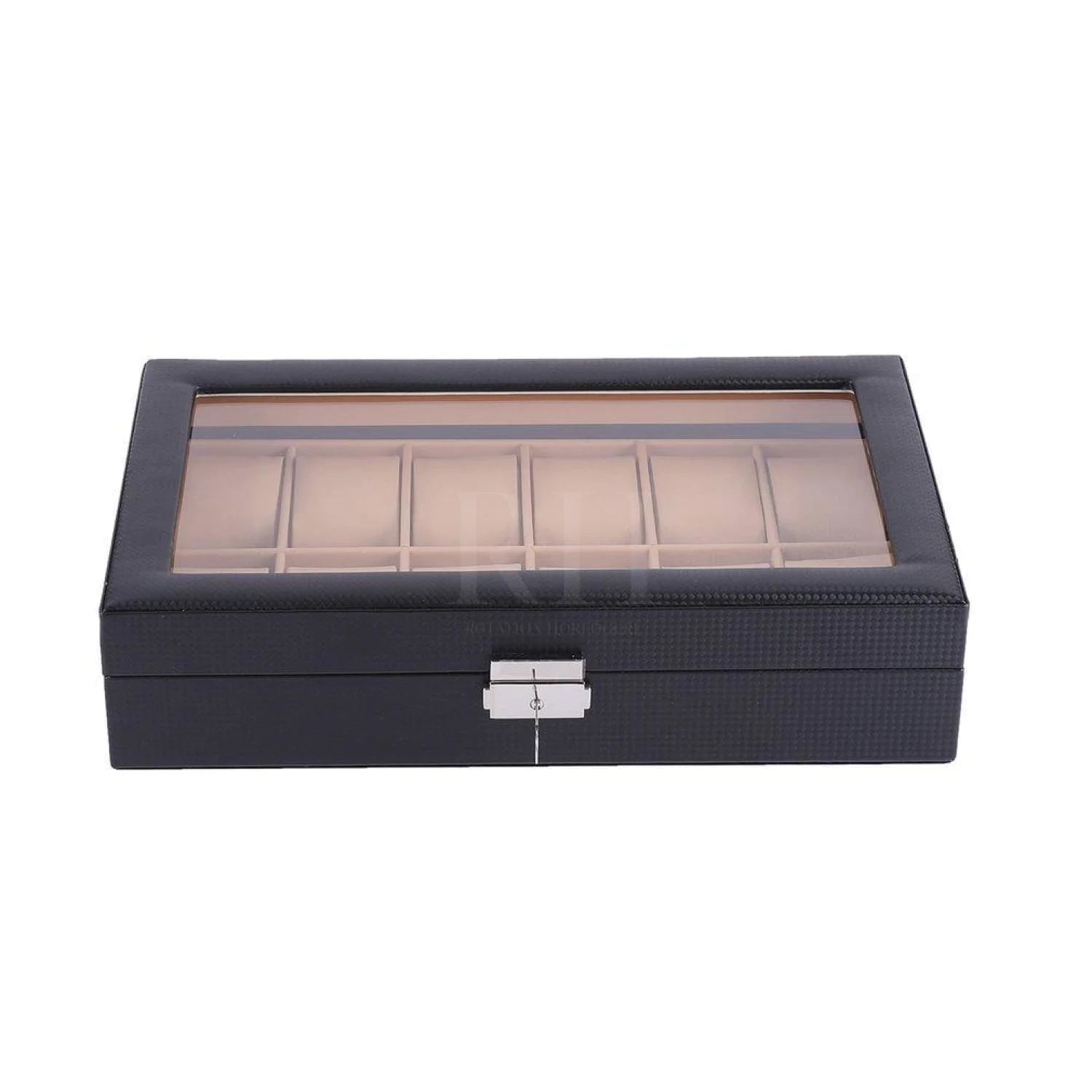 Boîte de Rangement pour Montres Homme Noir - Shadowvault - Rotation Horlogère