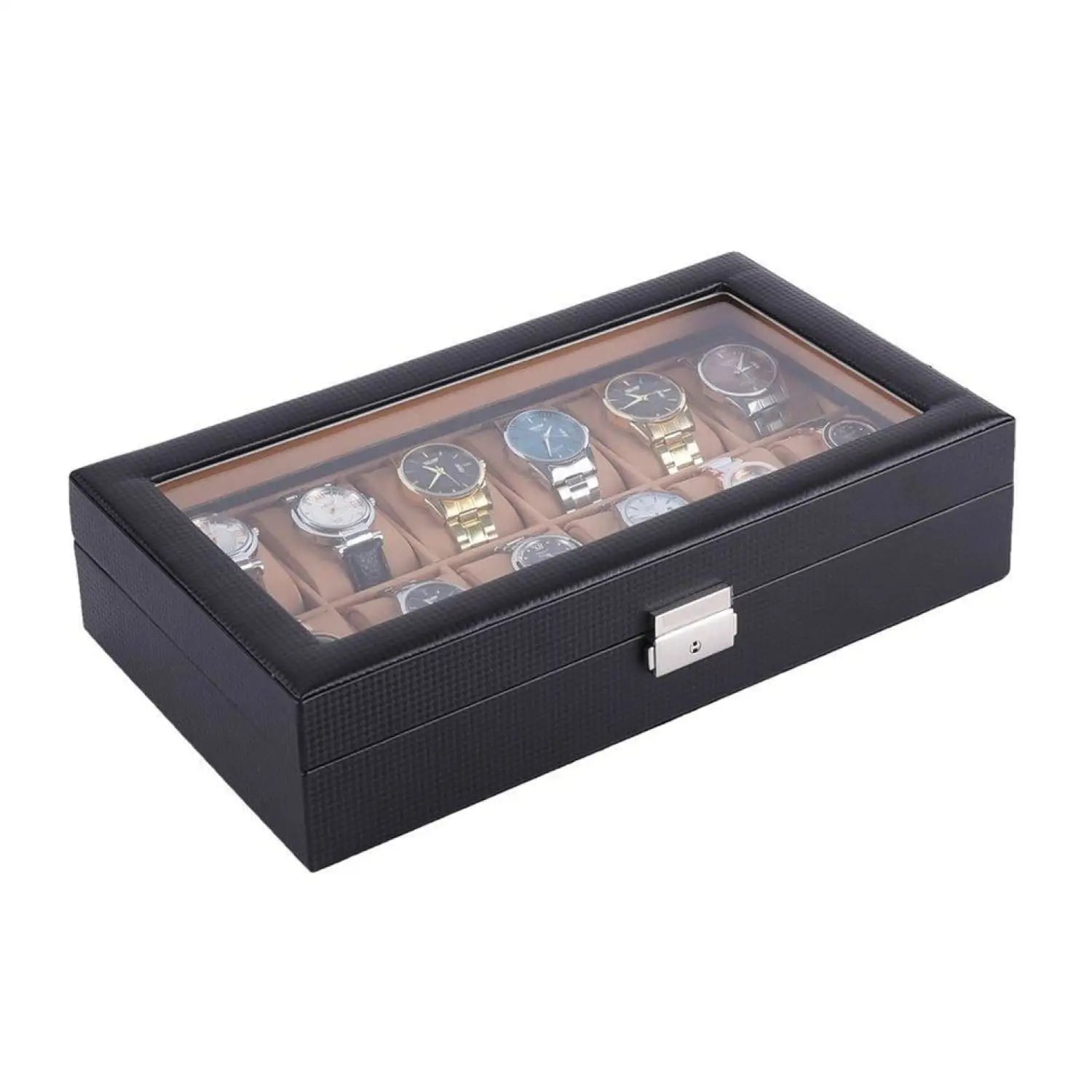 Boîte de Rangement pour Montres Homme Noir - Shadowvault - Rotation Horlogère