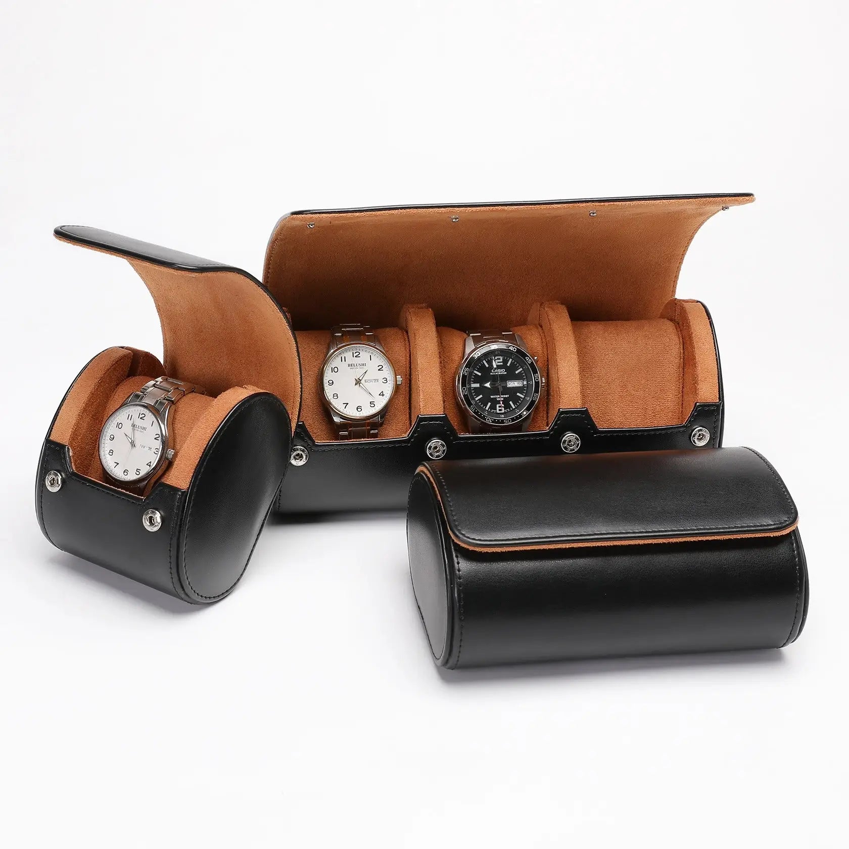Capri Trio – écrin Personnalisable pour 3 Montres - Rotation Horlogère