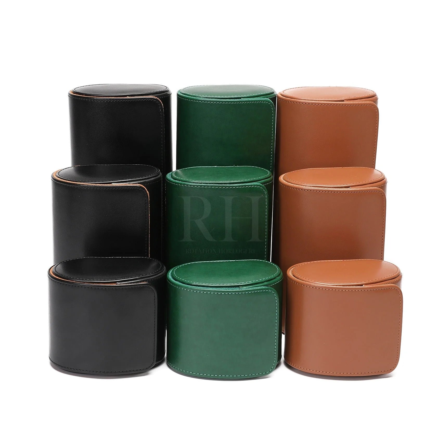 Capri Trio – écrin Personnalisable pour 3 Montres - Rotation Horlogère
