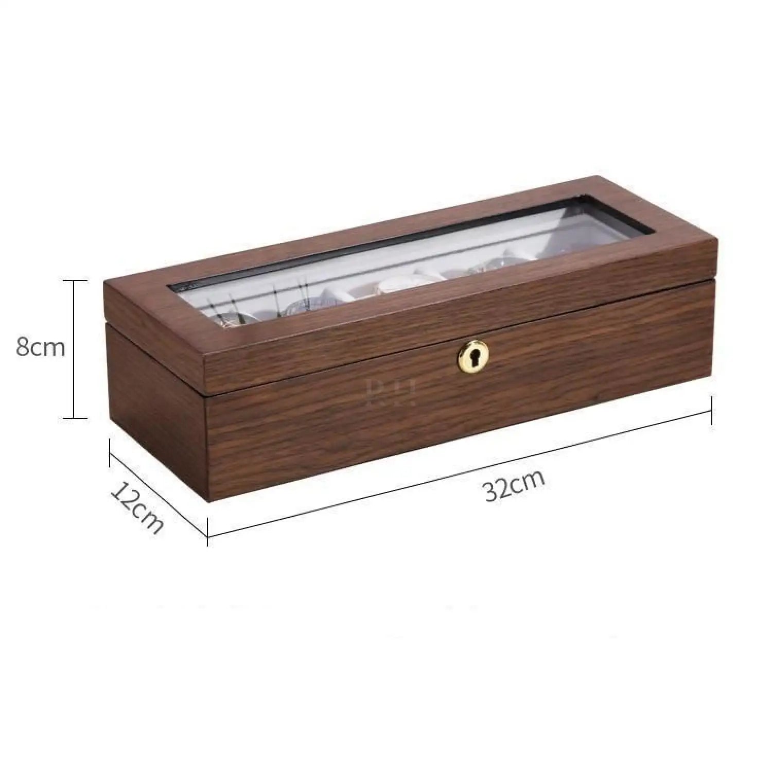 Coffret Montre Bois - Woodtime 5 Emplacements - Rotation Horlogère