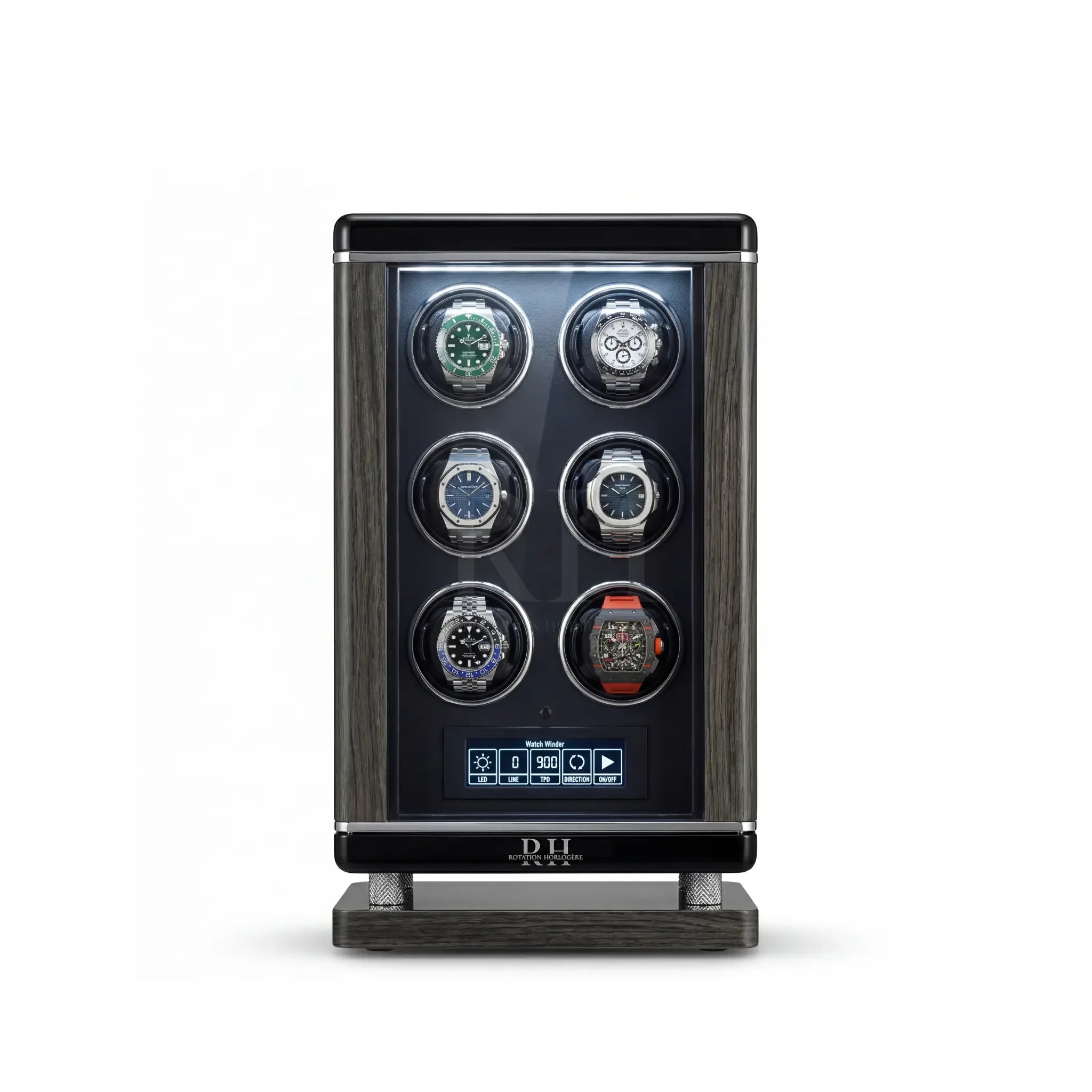 Diplomate – Armoire à remontoir de montres automatique Rotation Horlogere 6 emplacements