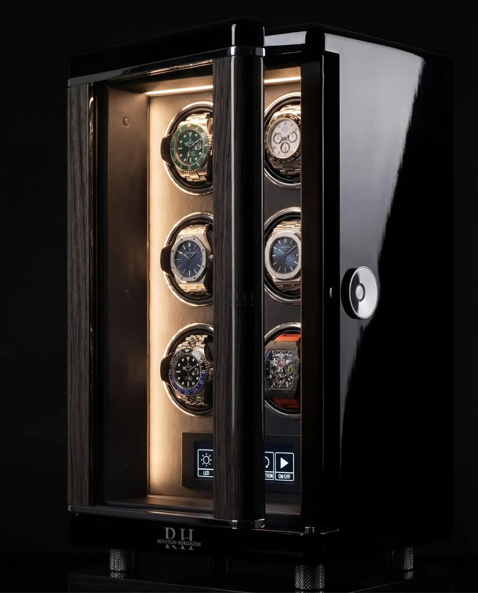 Diplomate – Armoire à Remontoir 24 Montres Automatique - Rotation Horlogère