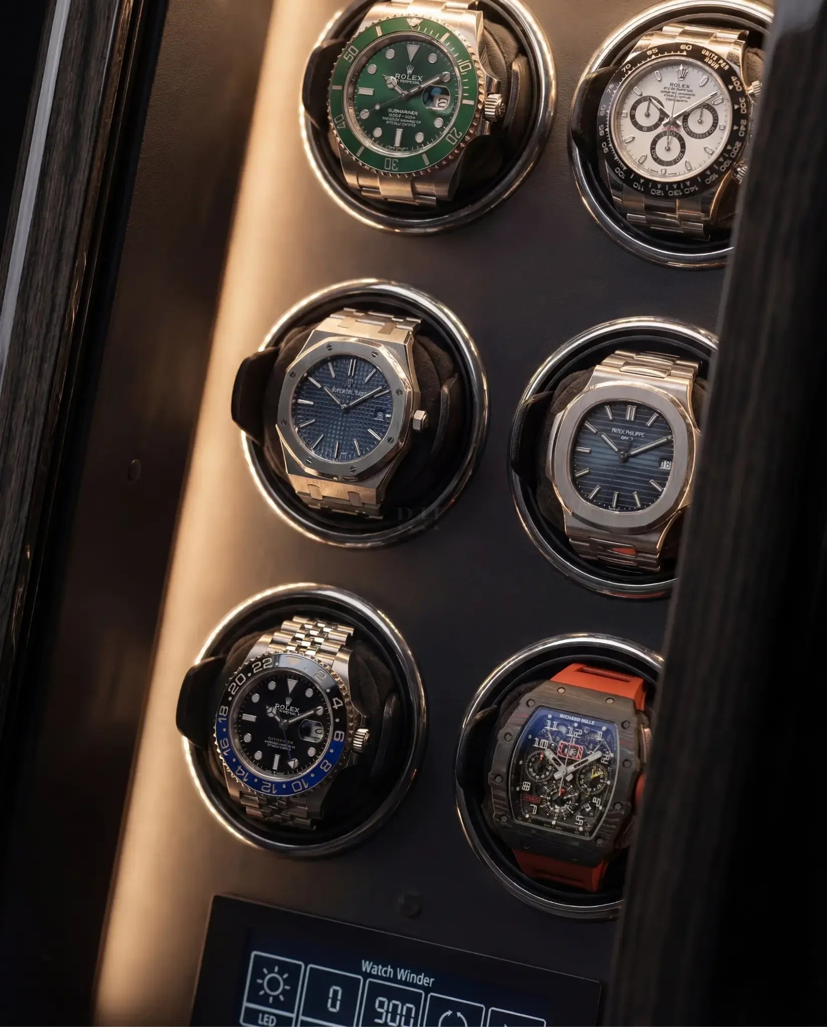 Diplomate – Armoire à Remontoir 24 Montres Automatique - Rotation Horlogère