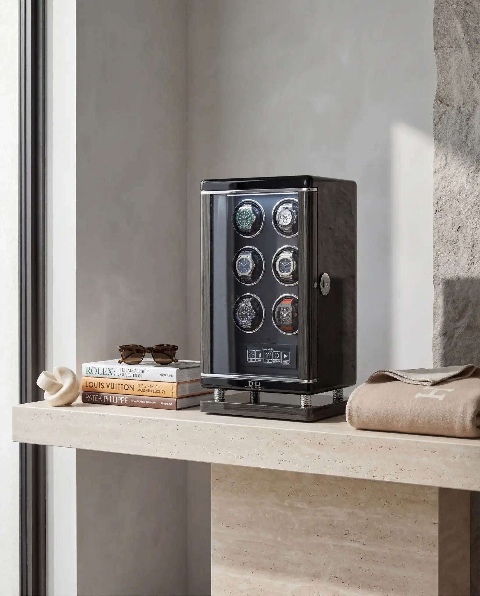 Diplomate – Armoire à Remontoir 24 Montres Automatique - Rotation Horlogère