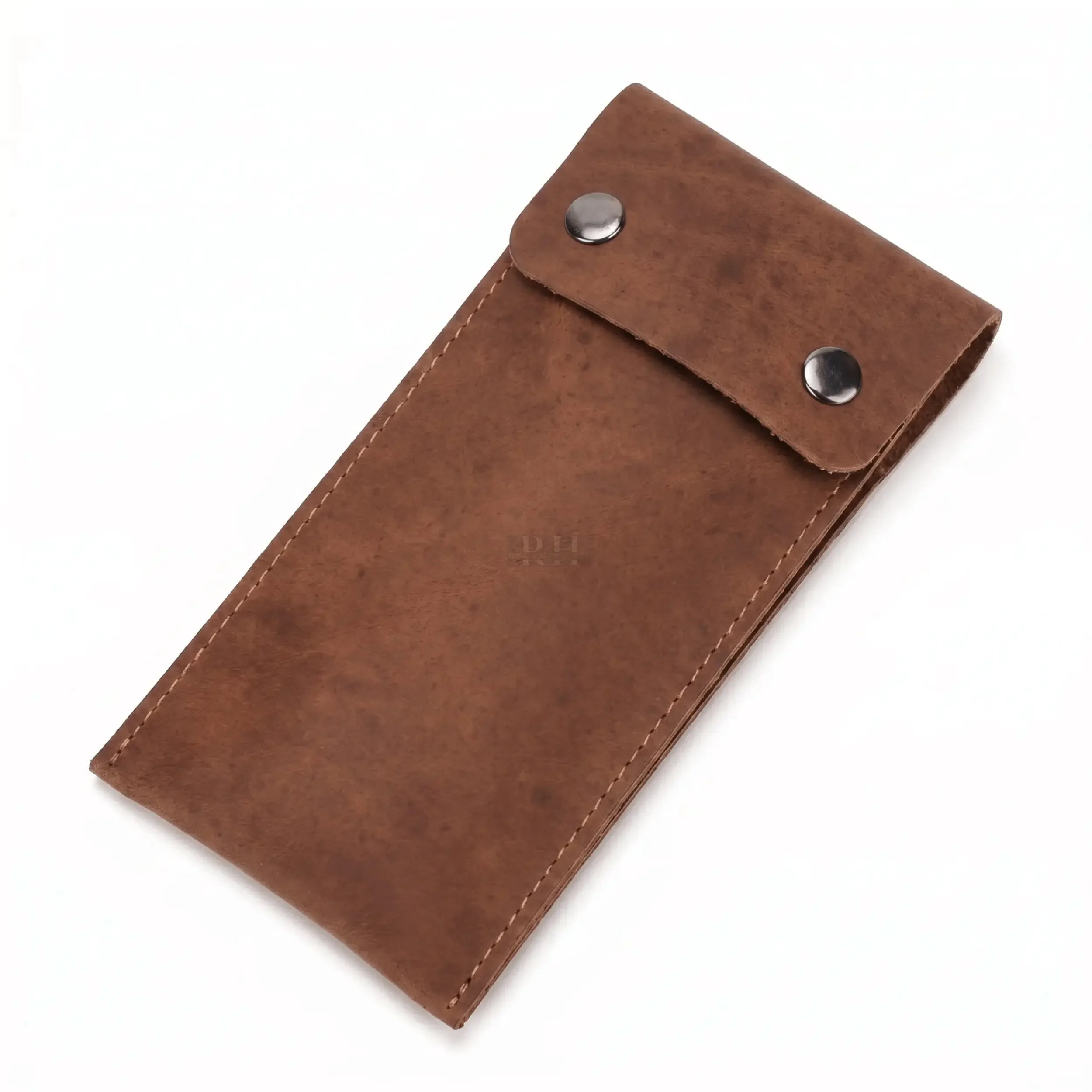 Etui Capri™ - étui de Voyage en Cuir Pleine Fleur pour 1 Montre - Cognac | Rotation Horlogère