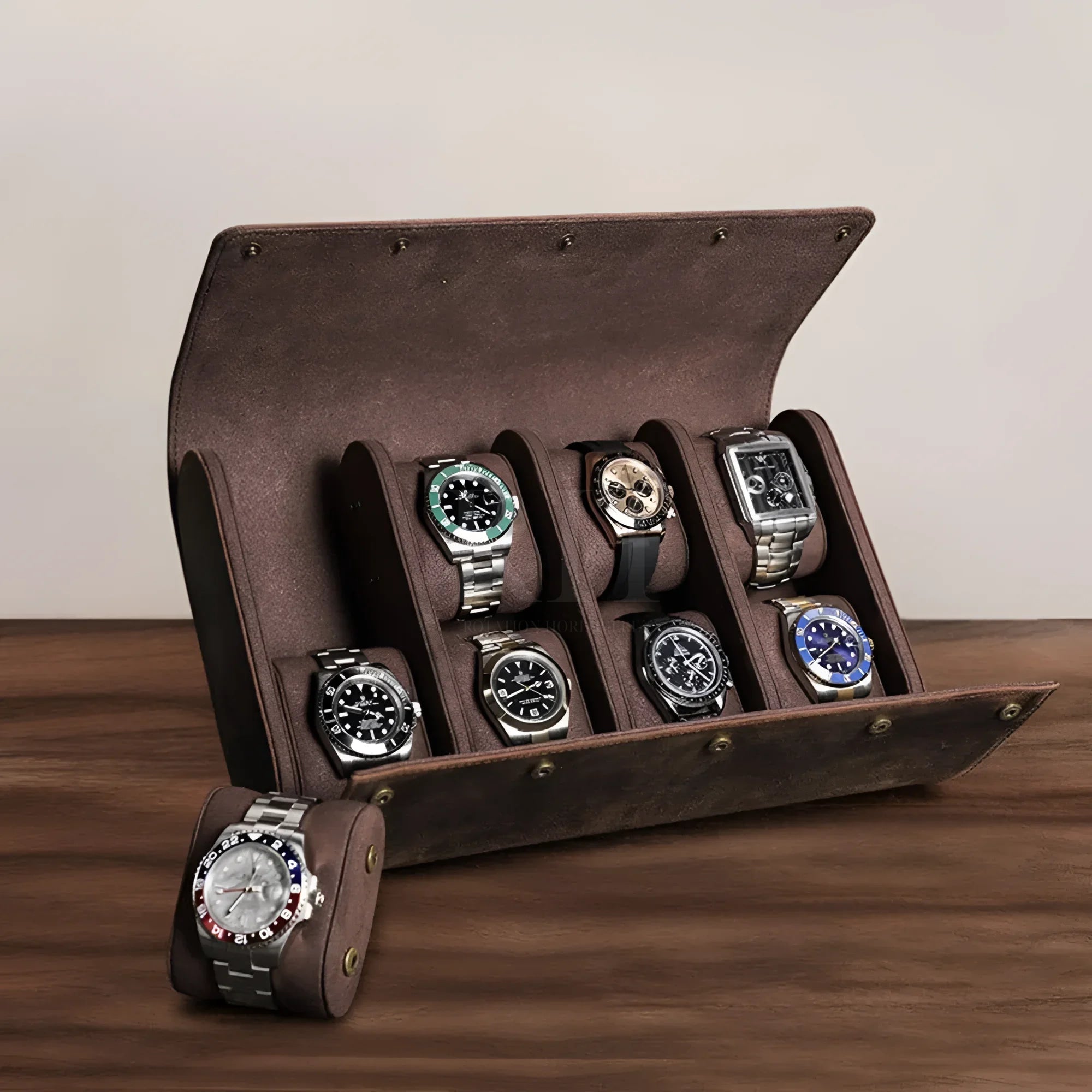 Étui Montre - Vintage Grand Format - Rotation Horlogère