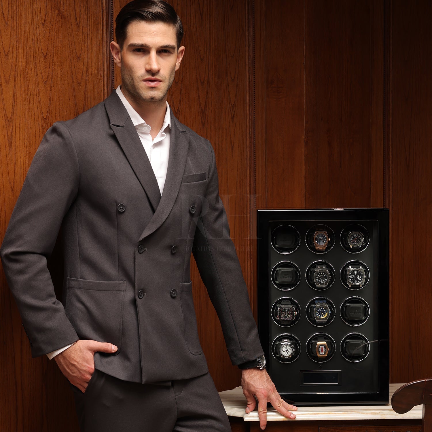 Héritage - Remontoir Haut de Gamme pour Montres Automatiques - Rotation Horlogère