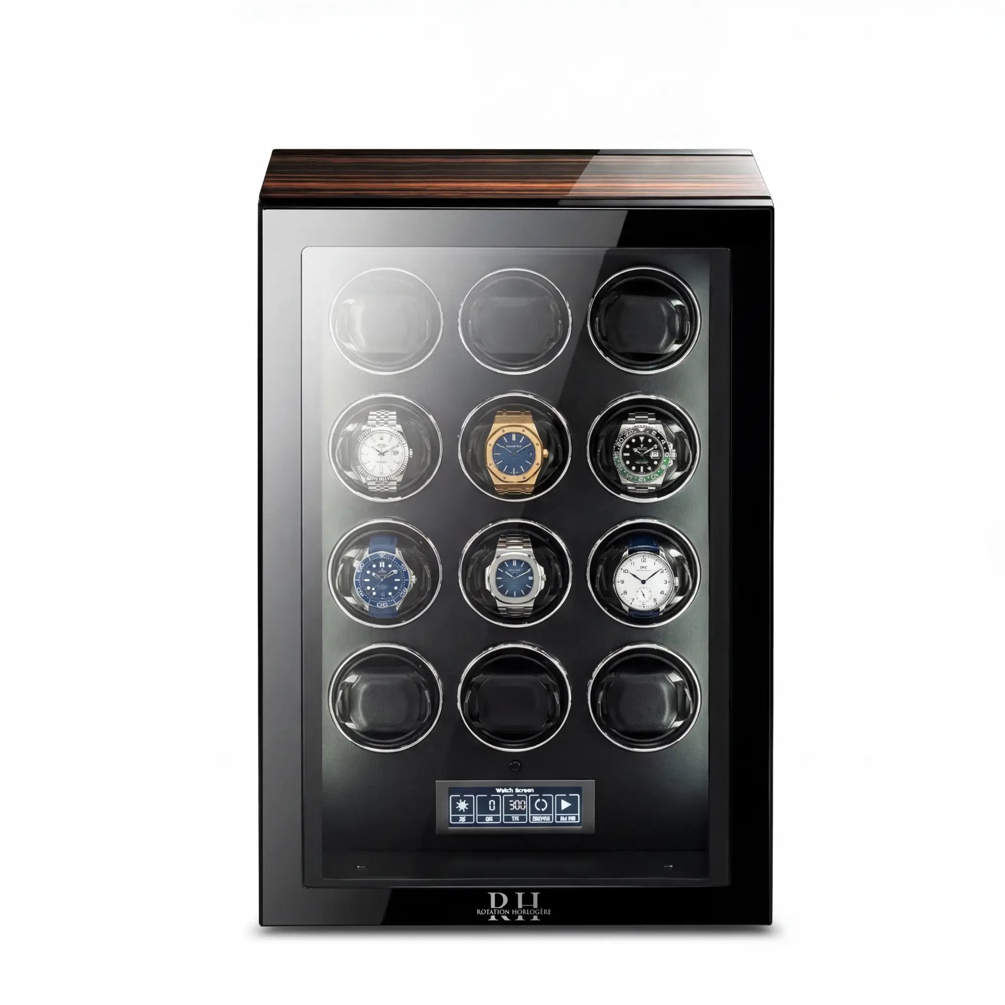Héritage - Remontoir Haut de Gamme pour Montres Automatiques - 12 Emplacements | Rotation Horlogère