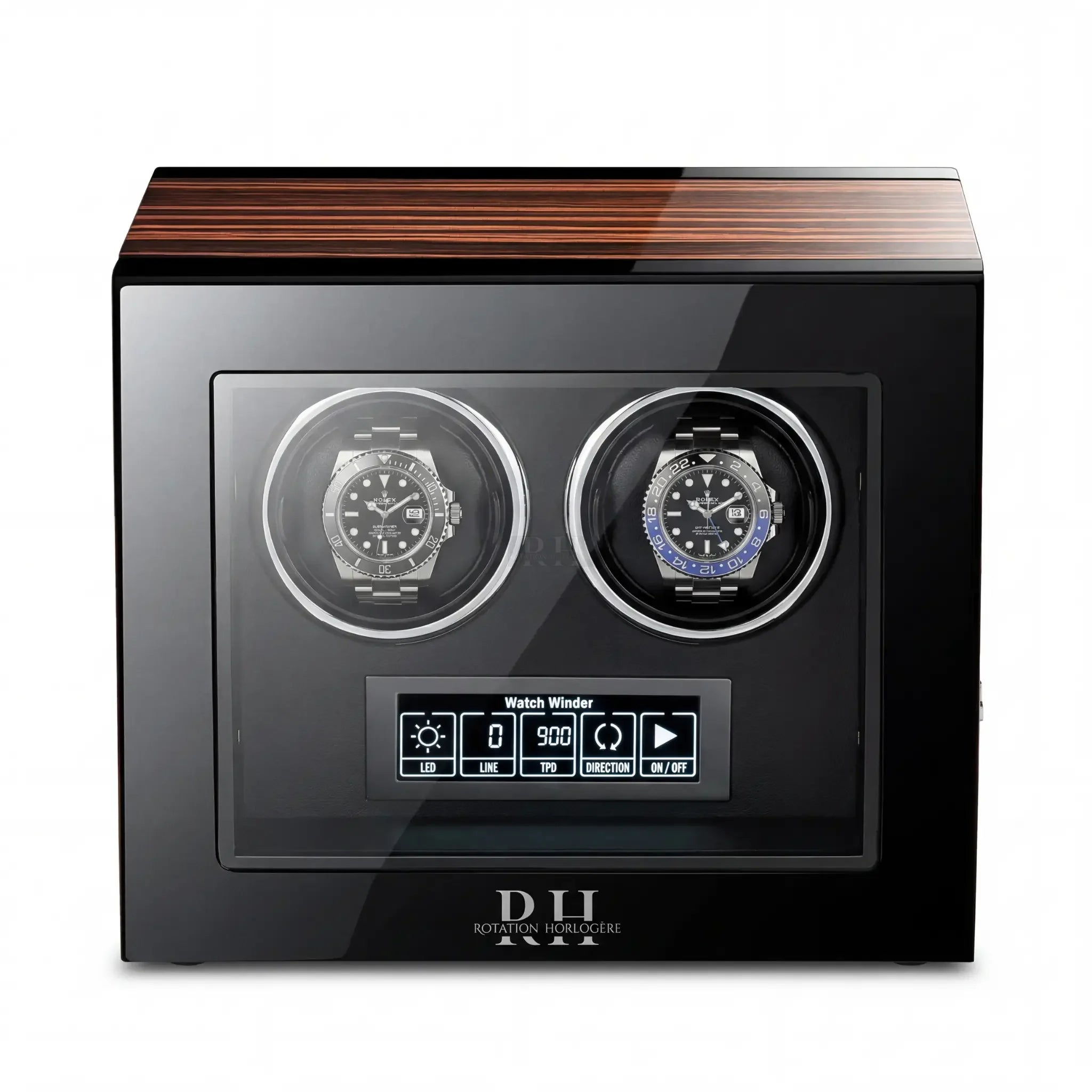 Héritage - Remontoir Haut de Gamme pour Montres Automatiques - 2 Emplacements | Rotation Horlogère
