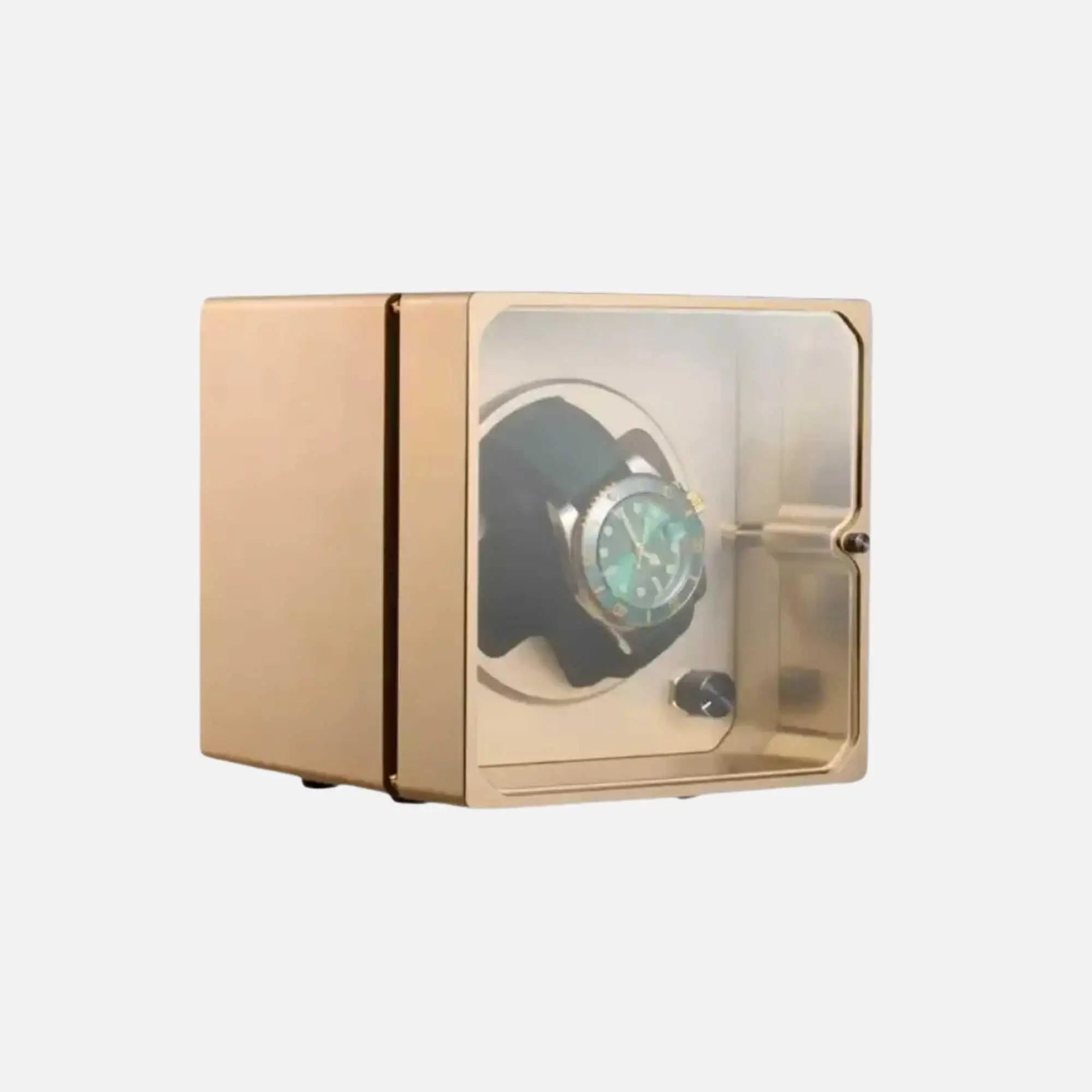 Nexus Solo – Remontoir Cube - Aluminium Gold | Rotation Horlogère