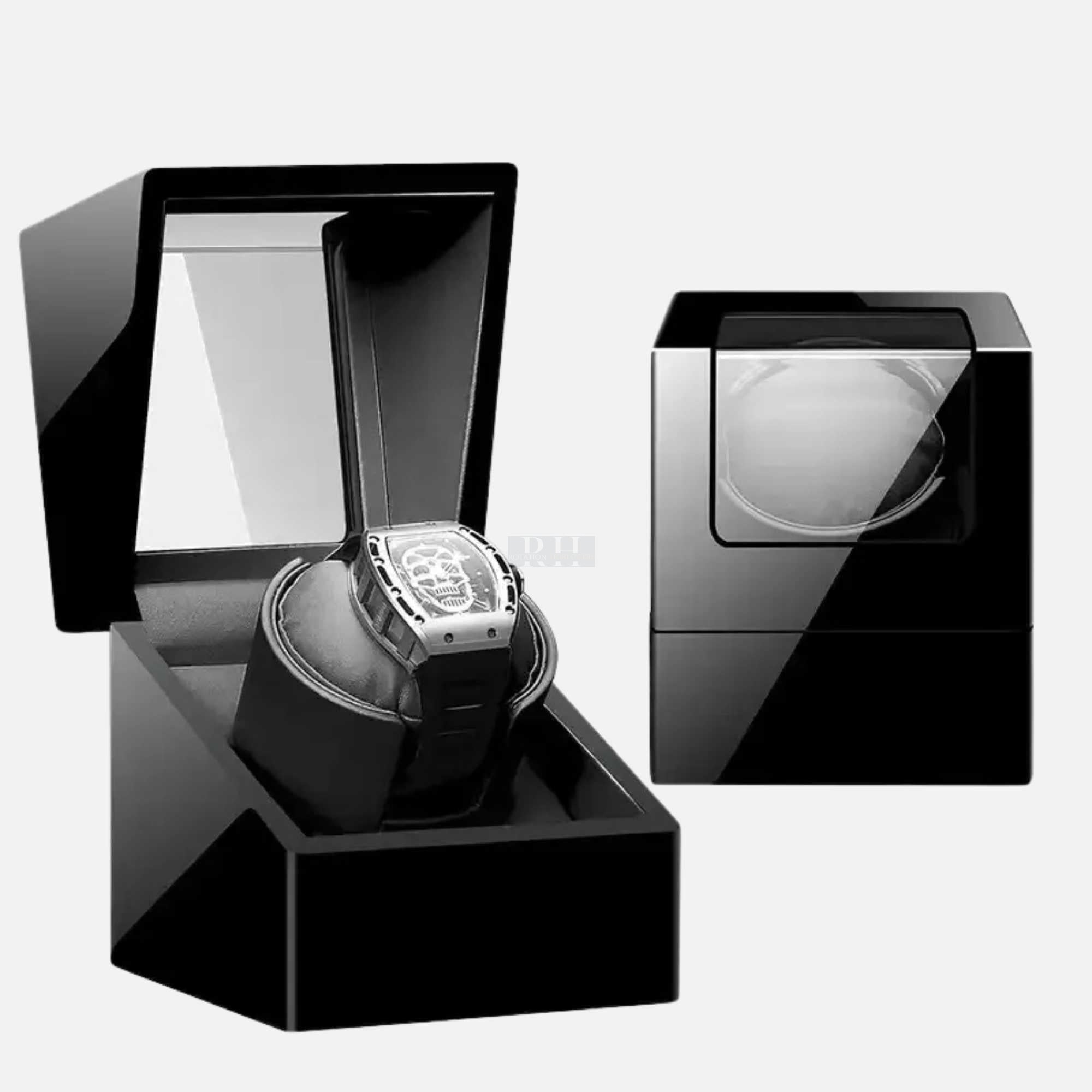 Remonte Montre Automatique - élégance - Laqué Piano Noir | Rotation Horlogère