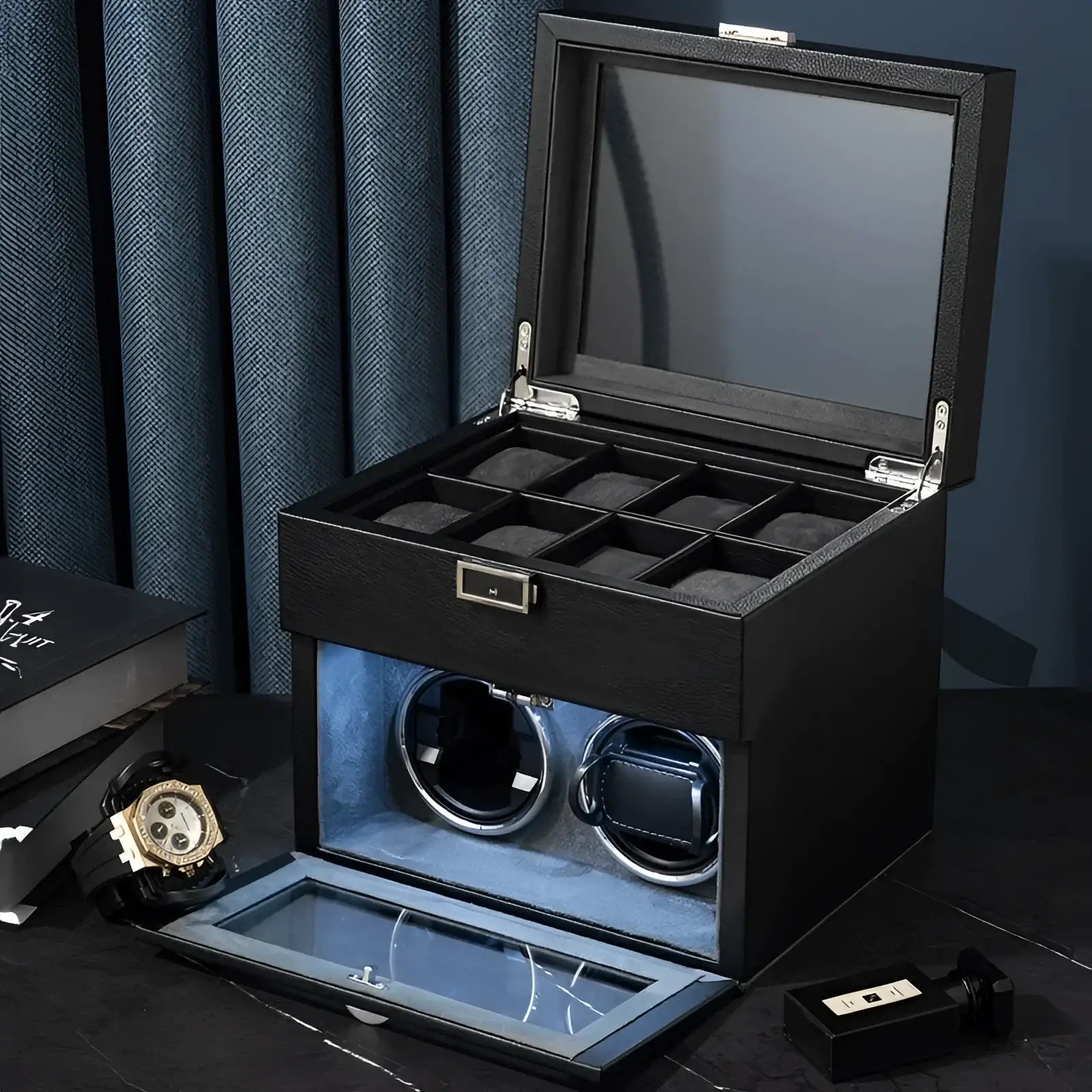 Remontoir Automatique - Orion Duo Noir - Rotation Horlogère