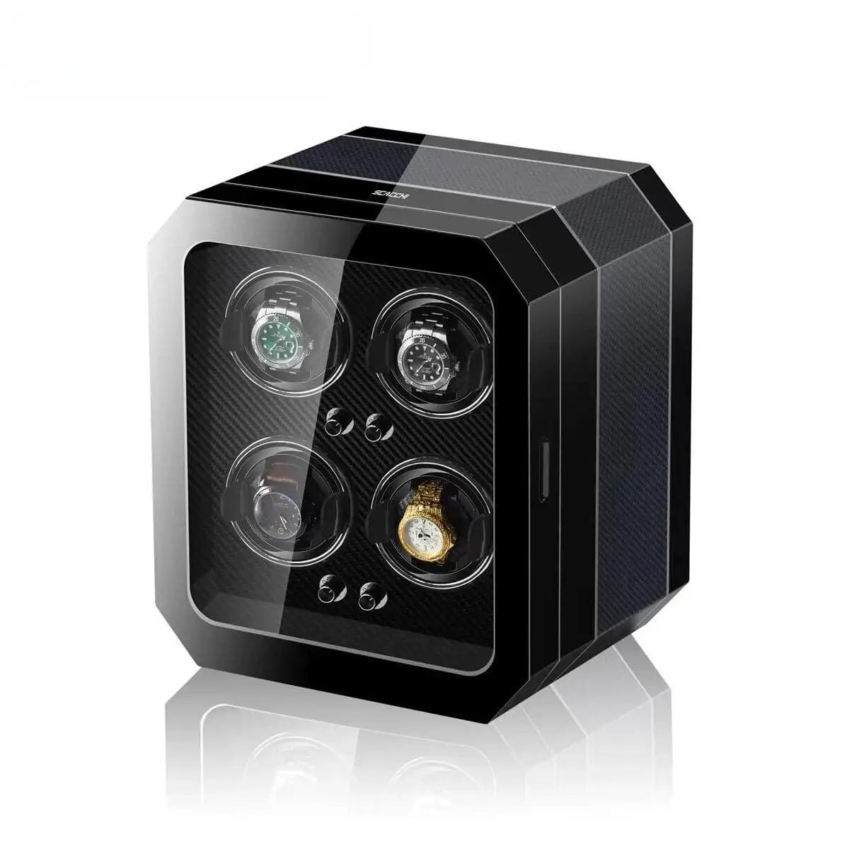 Remontoir Montre 4 Slots - Quantum Carbone - Rotation Horlogère