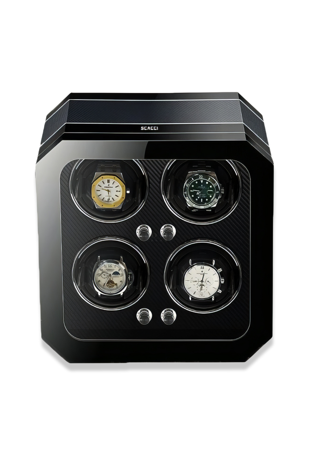 Remontoir Montre 4 Slots - Quantum Carbone - Rotation Horlogère