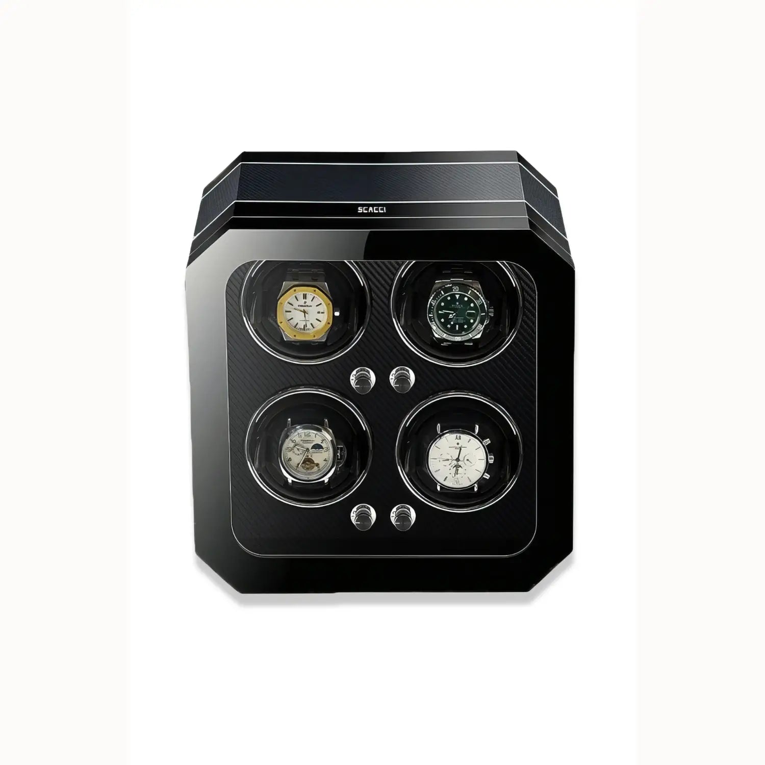 Remontoir Montre 4 Slots - Quantum Carbone - Rotation Horlogère
