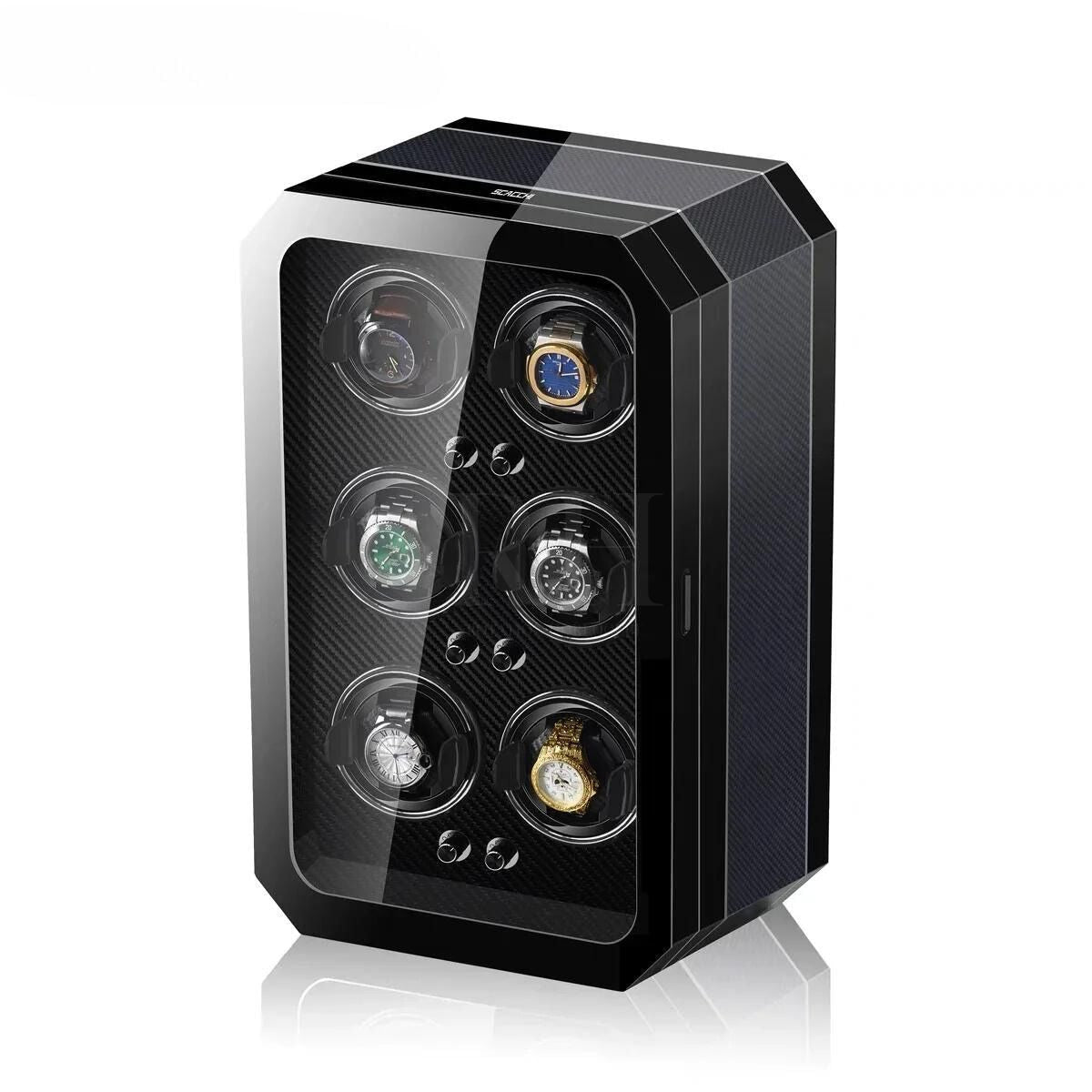 Remontoir Montre 6 Slots - Quantum Carbone - Rotation Horlogère