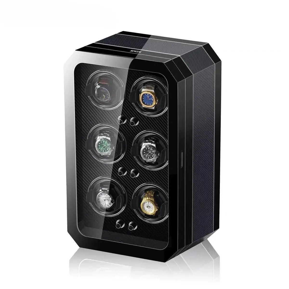 Remontoir Montre 6 Slots - Quantum Carbone - Rotation Horlogère