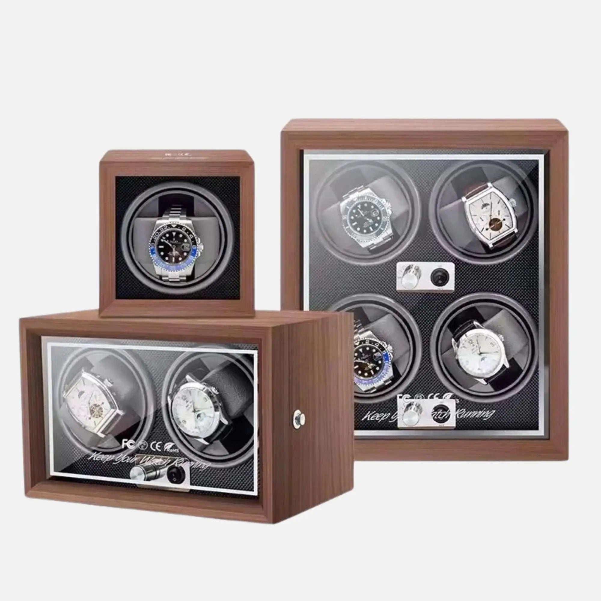 Remontoir Montre - Cube Anthracite - Rotation Horlogère