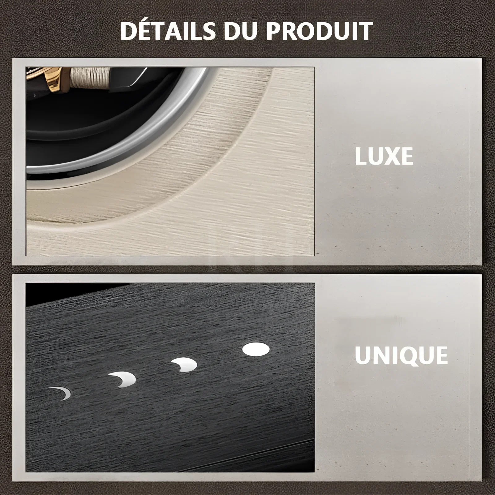 Remontoir Montre - Duo Bois - Rotation Horlogère