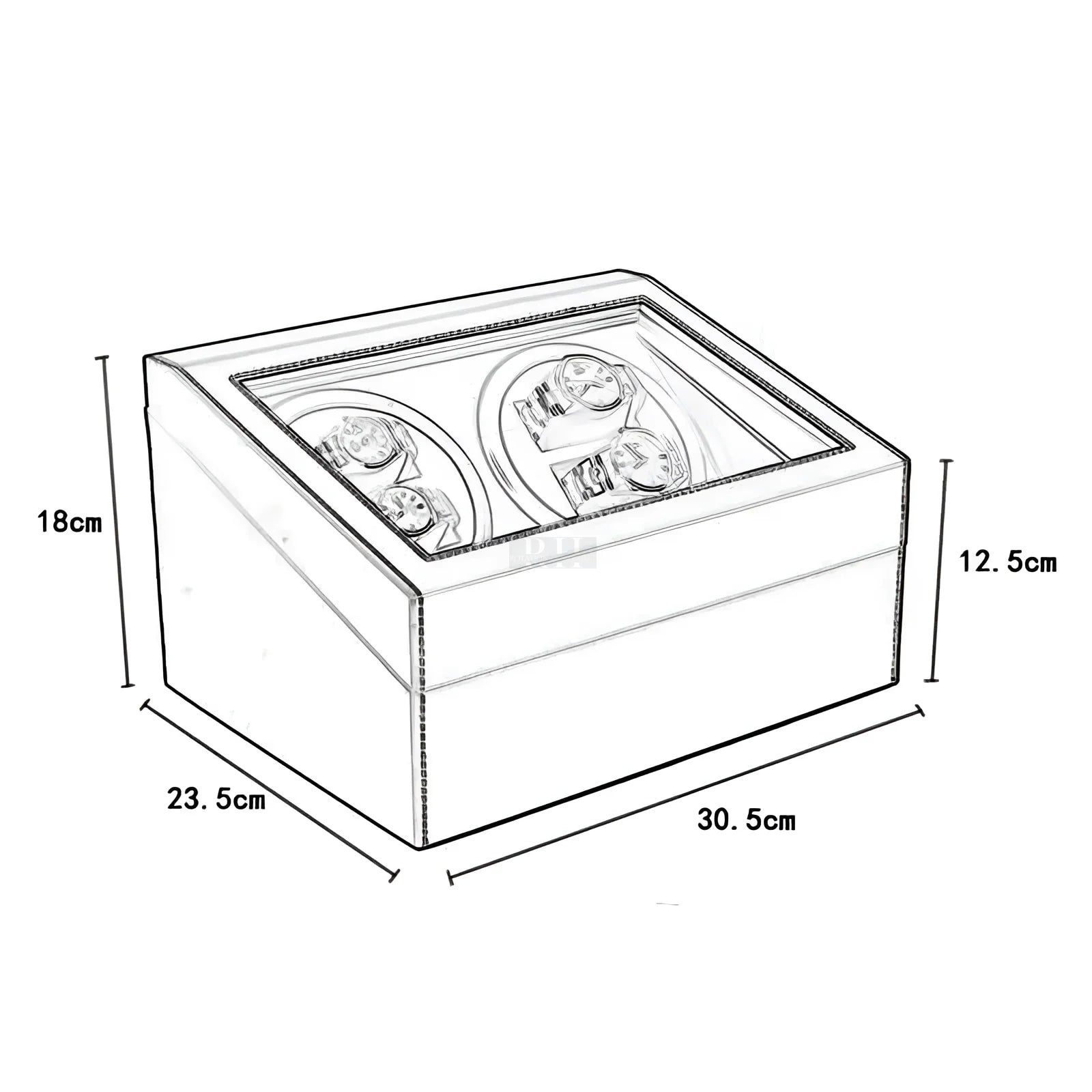 Remontoir Montre - le Majestueux - Rotation Horlogère