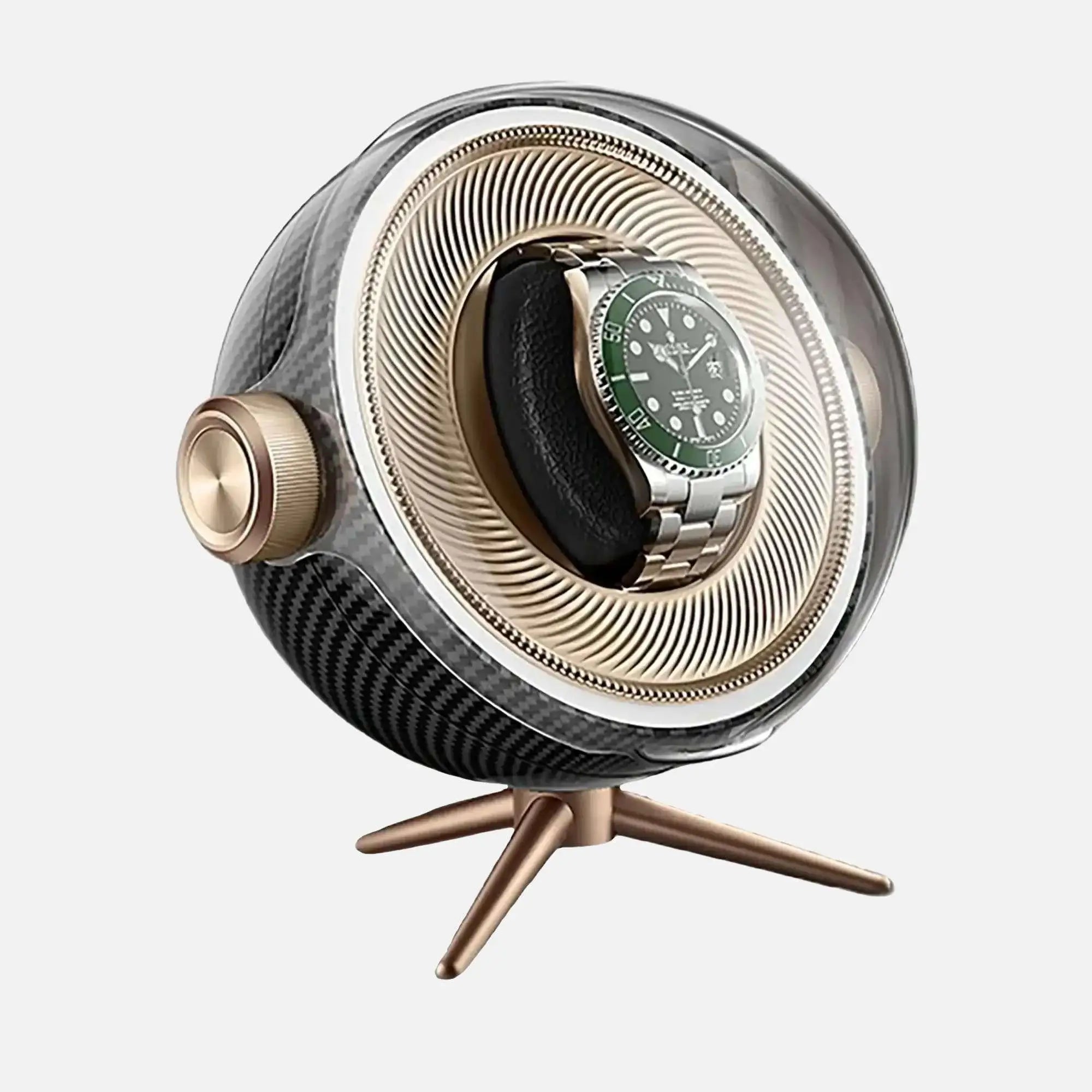 Remontoir Sphère Cosmos Solo - écrin Rotatif Design - Sportif | Rotation Horlogère