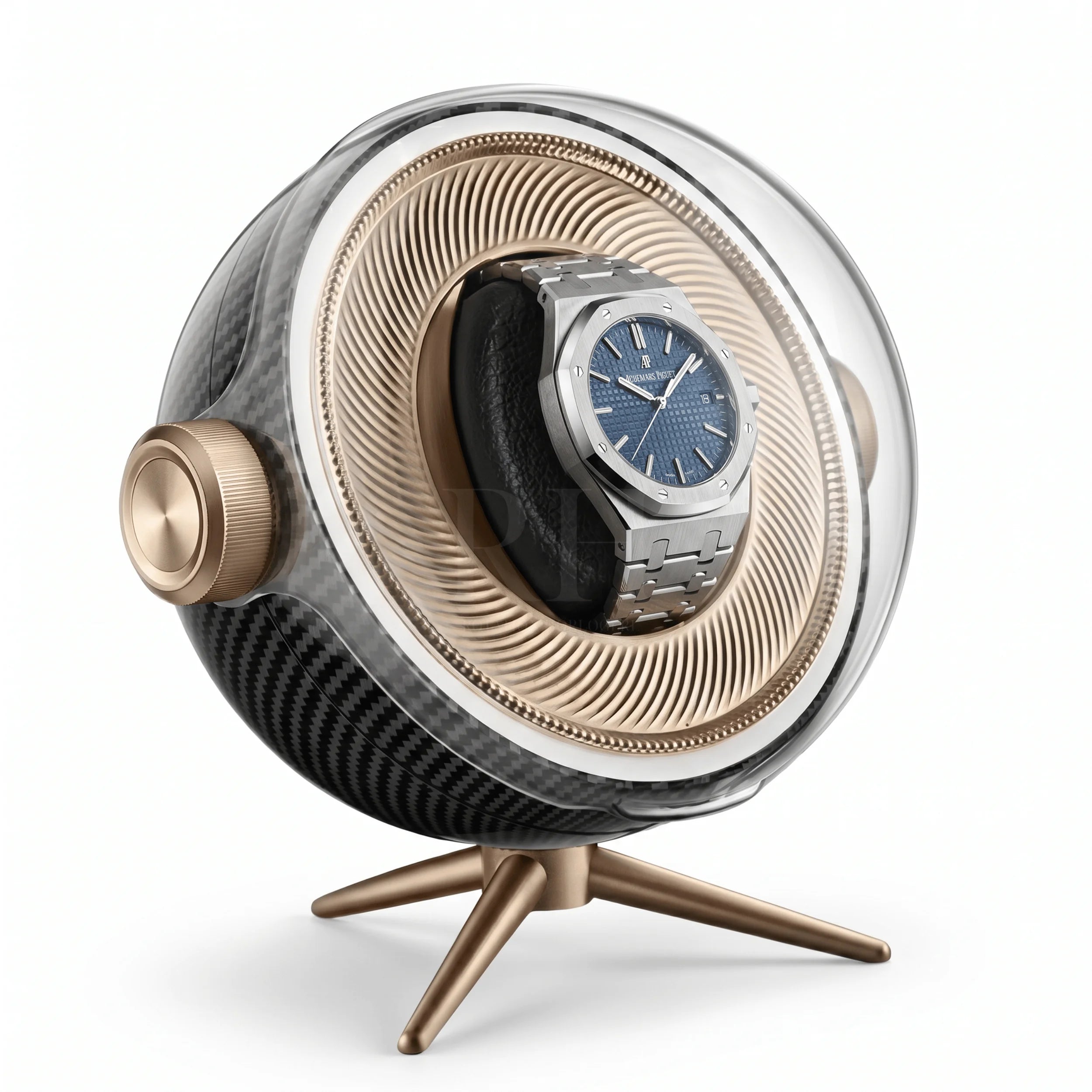 Remontoir Sphère Cosmos Solo - écrin Rotatif Design - Sportif | Rotation Horlogère