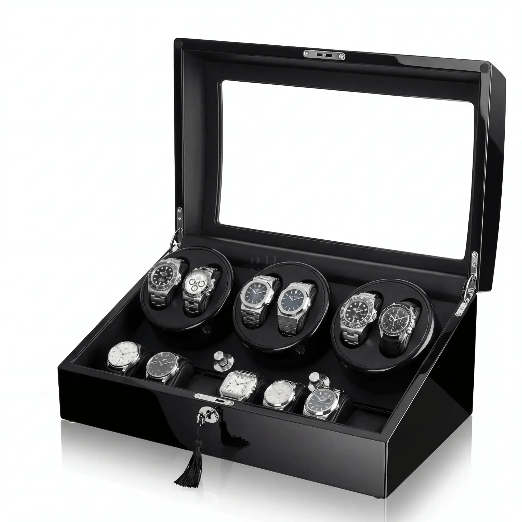 remontoir chronos pour 13 montres 6+7 rotation horlogere