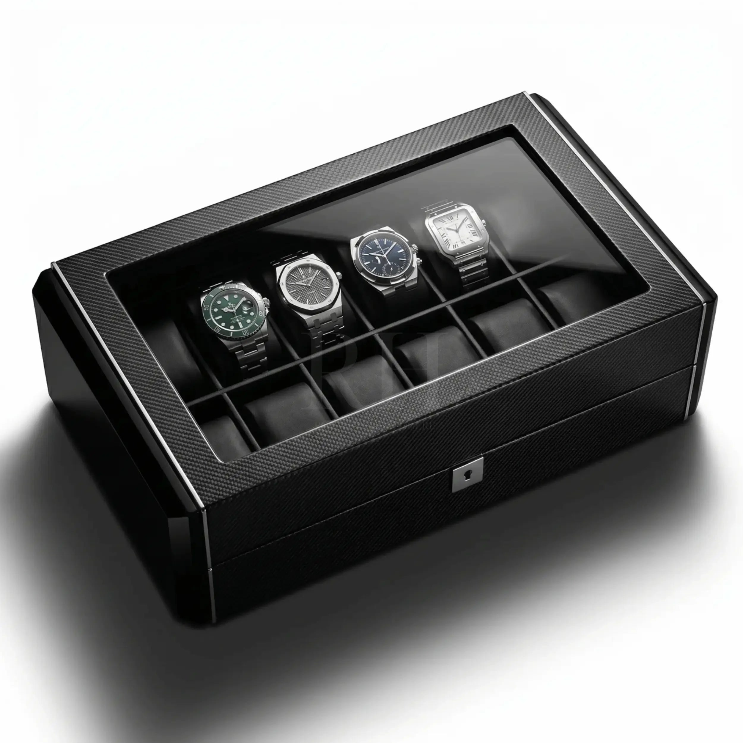 Scuderia™ - Boite à Montre Luxe pour 12 Montres - Rotation Horlogère