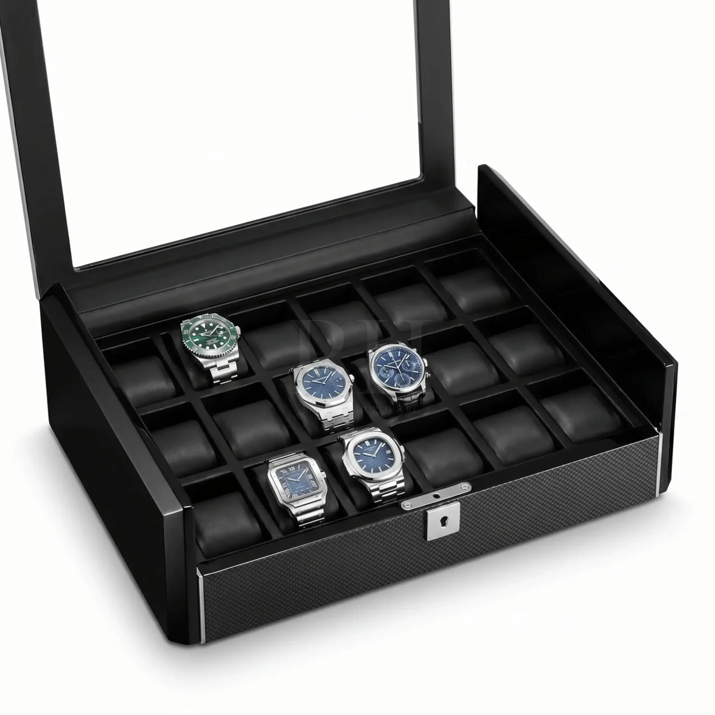 Scuderia™ - Boite à Montre Luxe pour 18 Montres - Rotation Horlogère