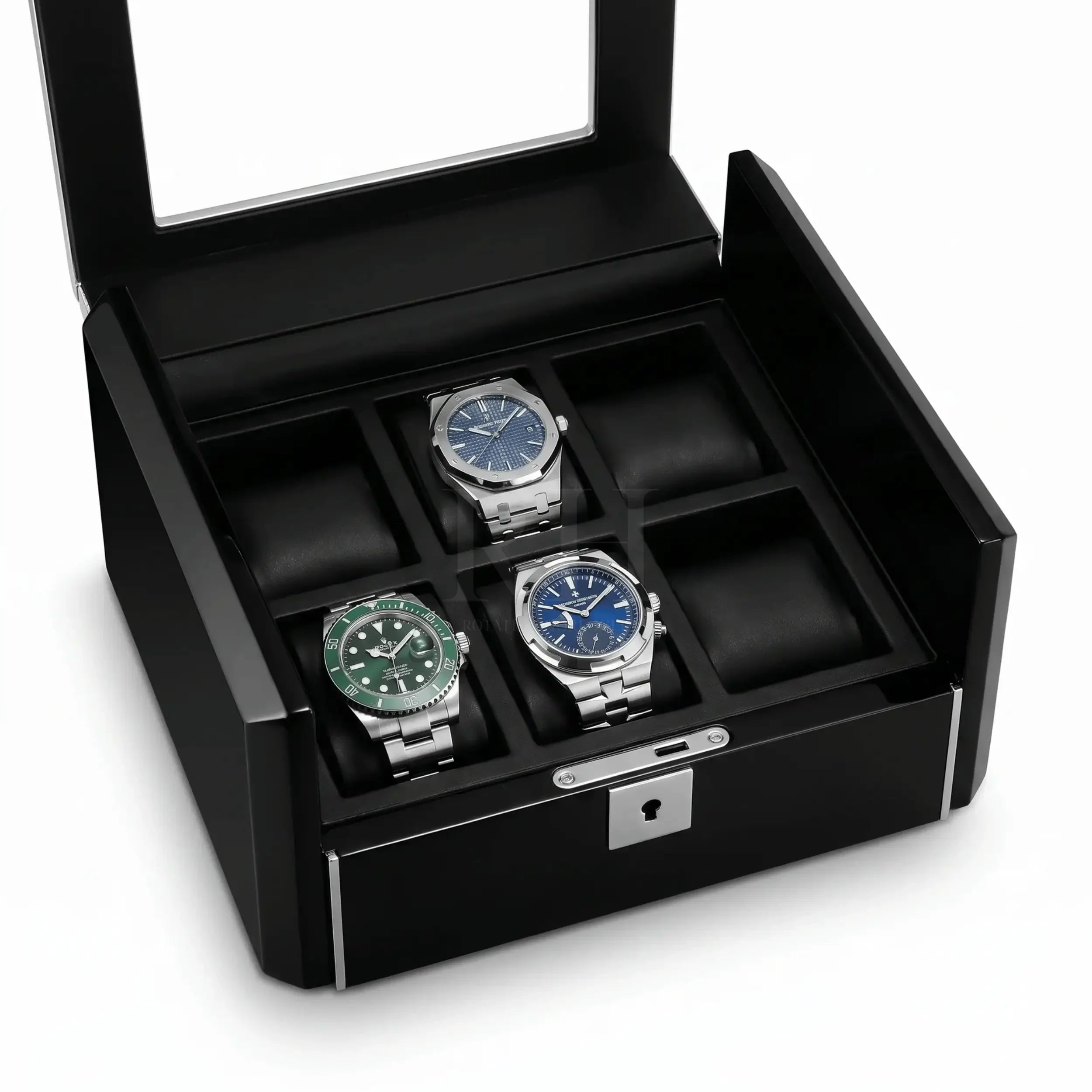 Scuderia™ - Boite à Montre Luxe pour 6 Montres - Rotation Horlogère