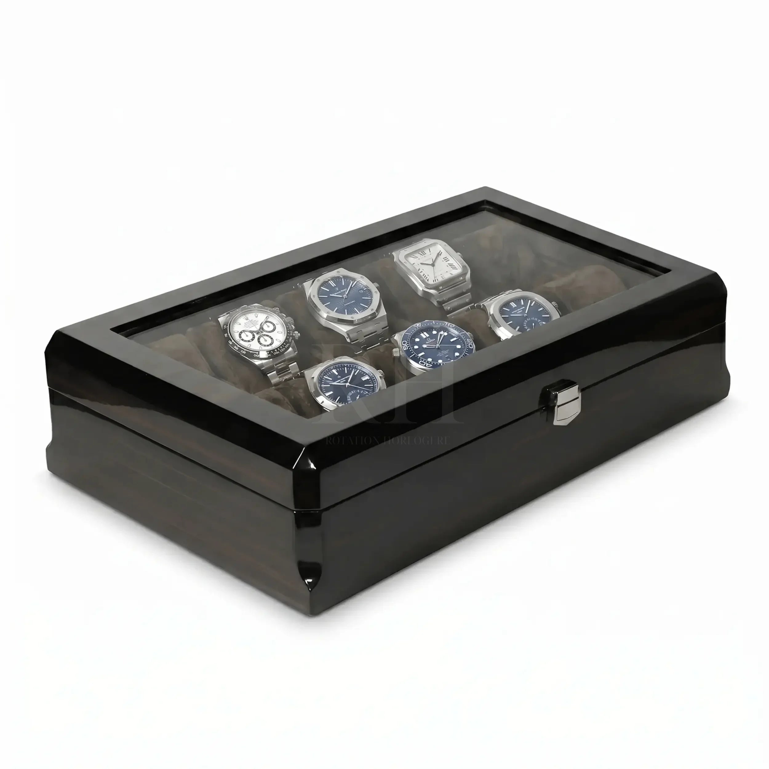 Velar 12 – Boite a montre de luxe pour 12 Montres | Rotation Horlogere | 4